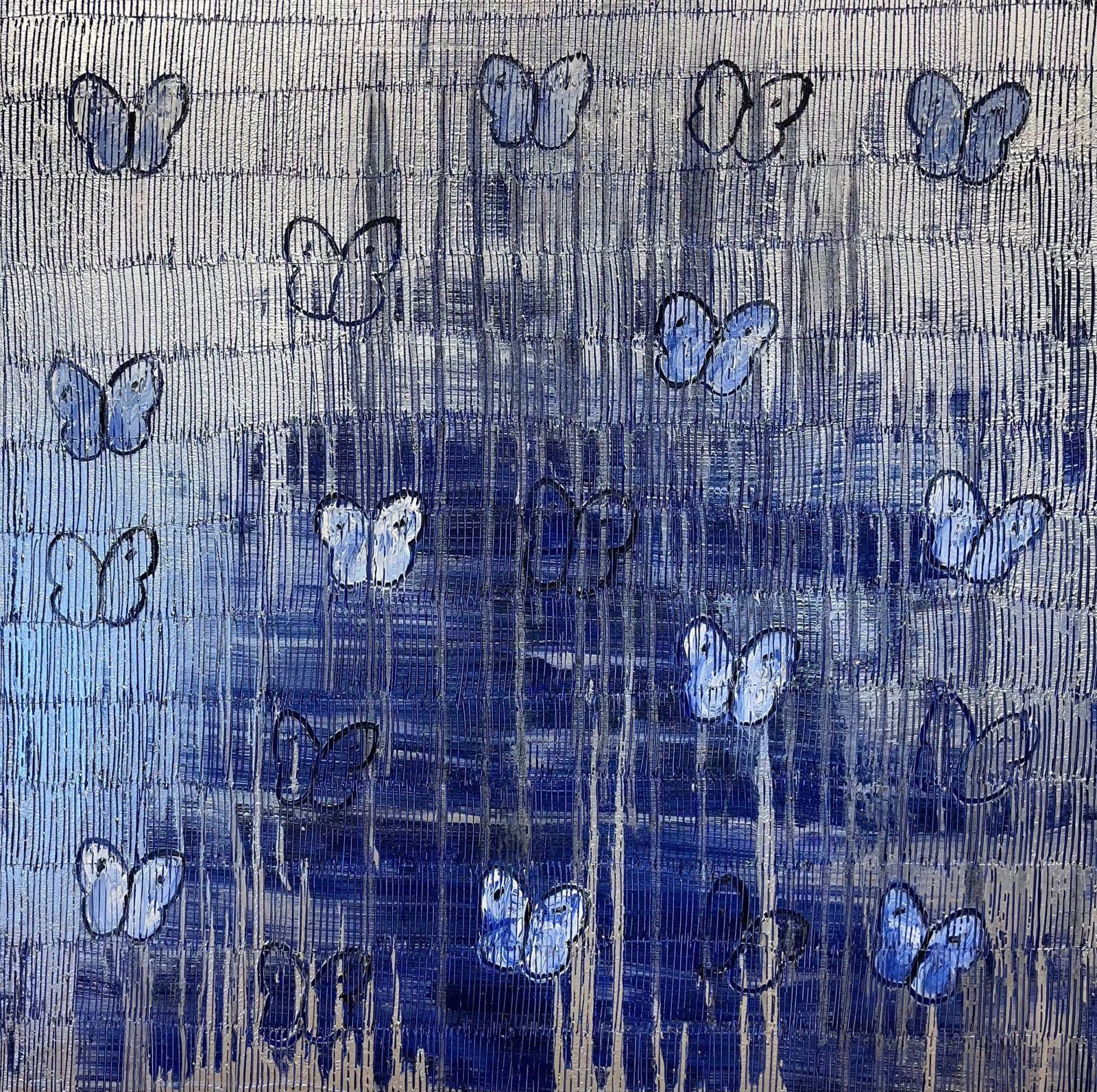 Hunt Slonem, Monsoon Ascension, 2024