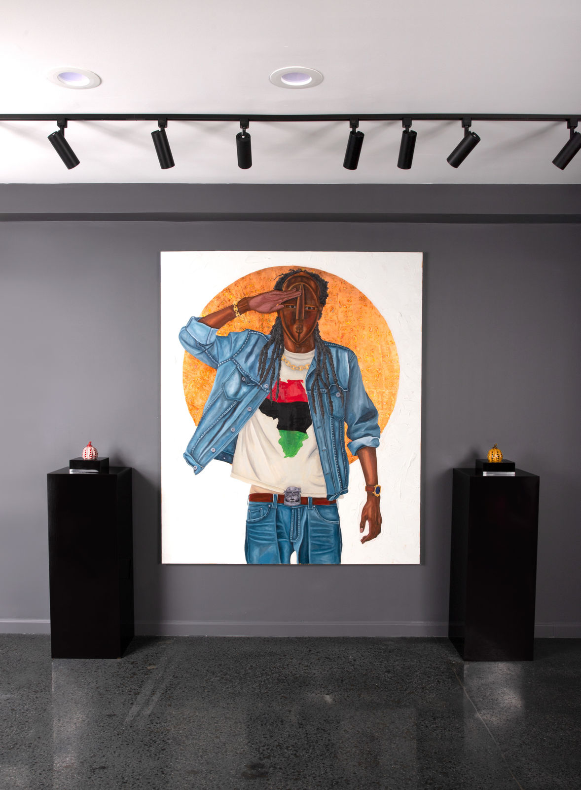 Troy Jones, 'Salute' Unique Oil Painting, 2023