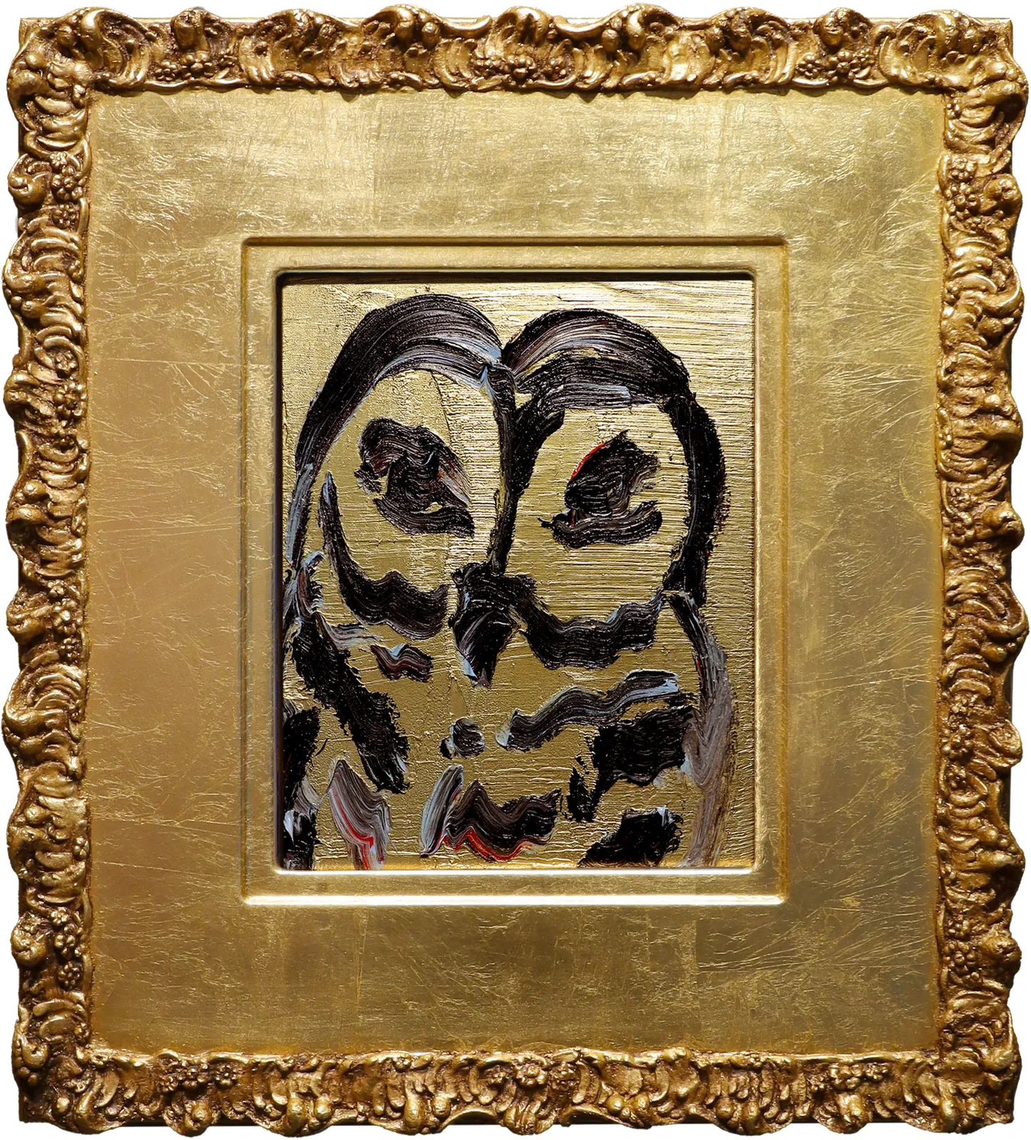 Hunt Slonem, 'Hoot' Unique Painting, 2023