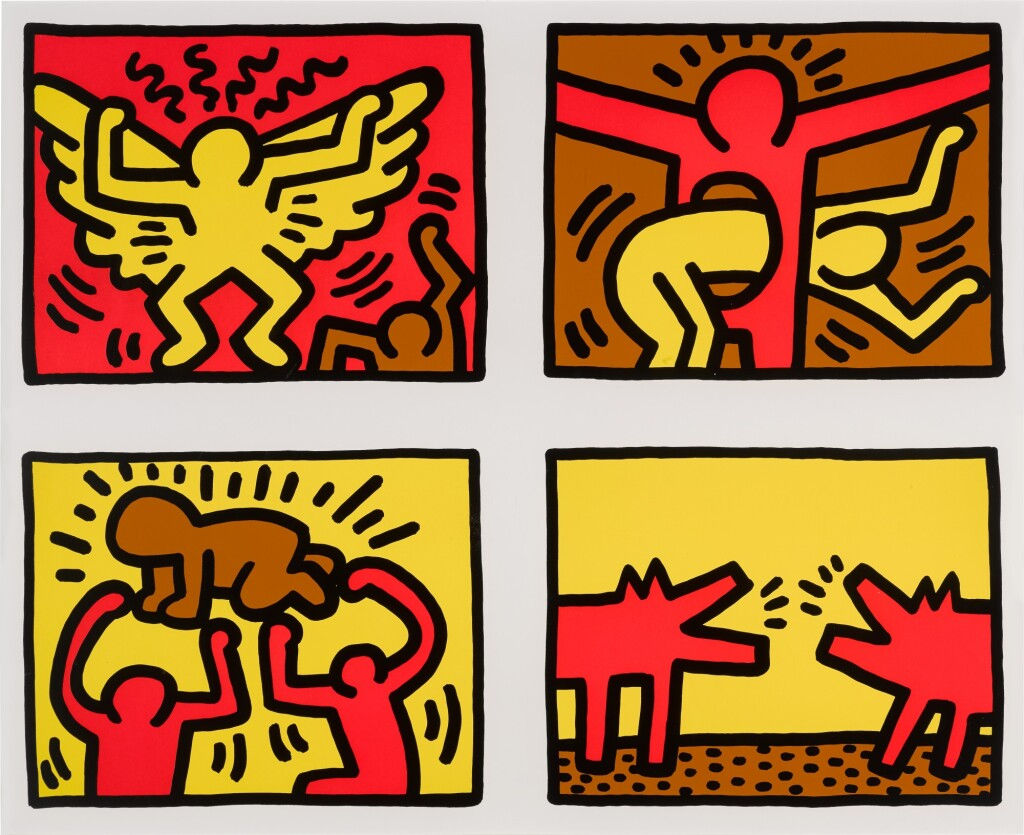 Keith Haring, 'Pop Shop IV' (Littman p. 142), 1989