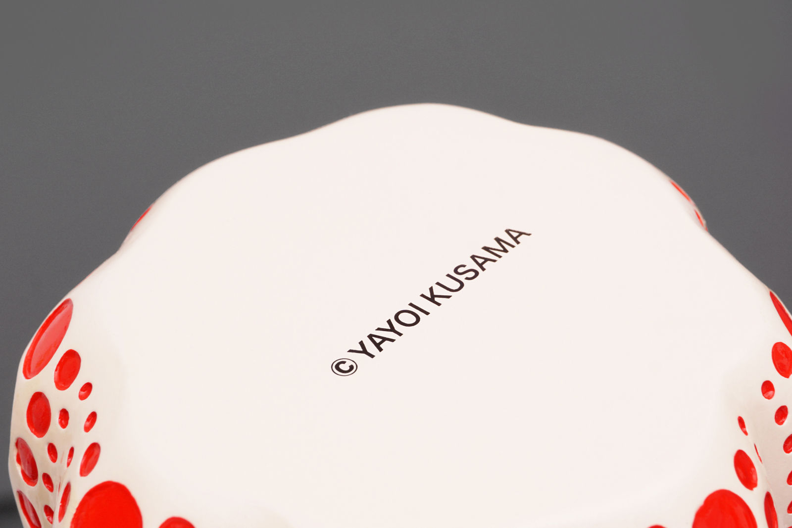 Yayoi Kusama, 'Pumpkin' White/Red Sculpture, 2016