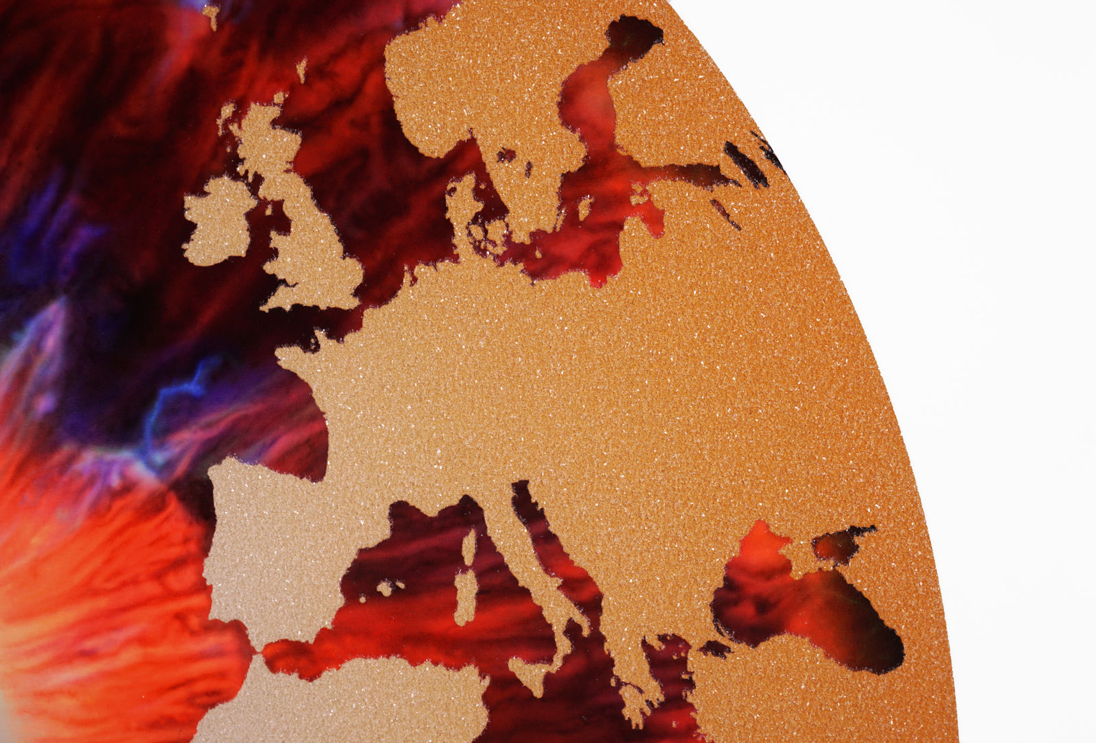 Marc Quinn, 'Iris' with Diamond Dust, Red/Gold, 2020