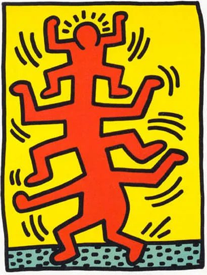 Keith Haring, 'Growing 1' , 1988