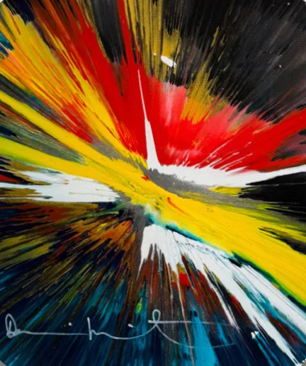 Damien Hirst, 'Circle Spin' (Yellow, Red, Black), 2009