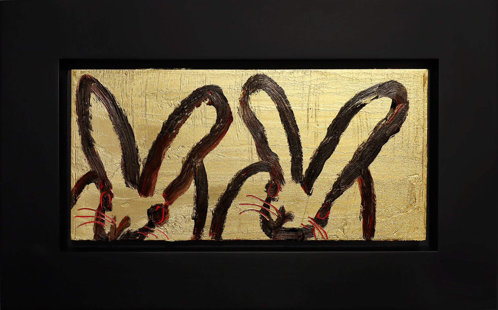 Hunt Slonem, 'Pair' Unique Painting, 2023