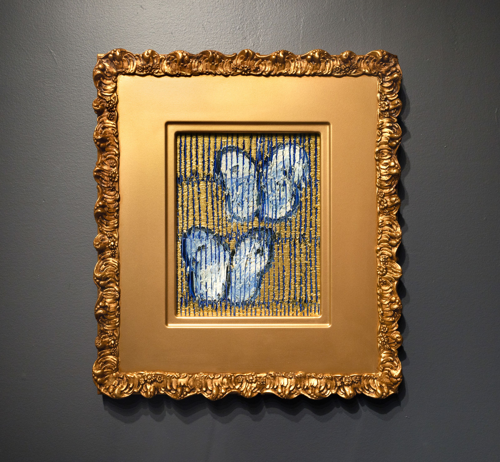 Hunt Slonem, 'Shimmer 4' Unique Painting, 2024