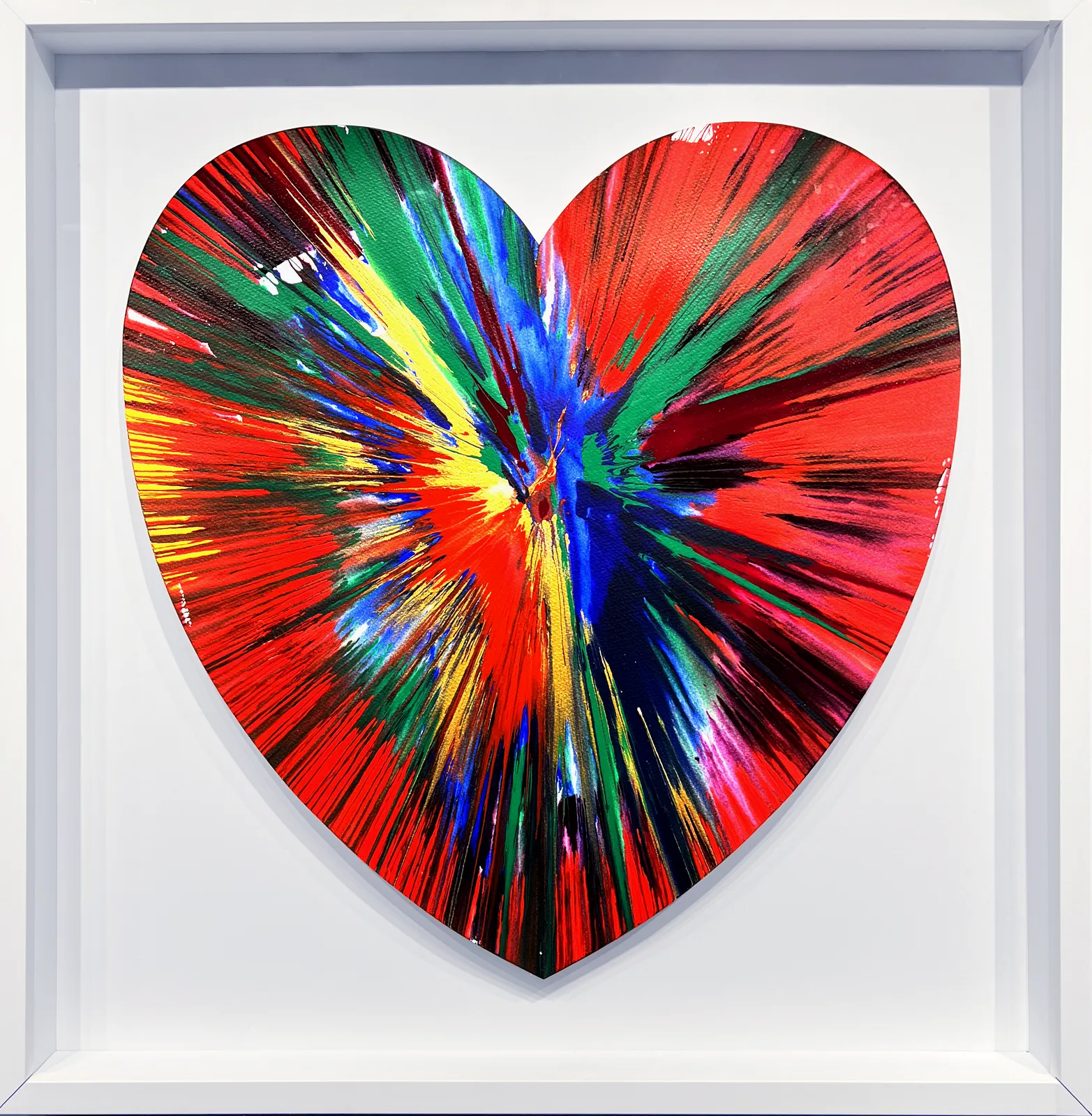 Damien Hirst, 'Heart Spin' (Red, Blue, Green), 2009