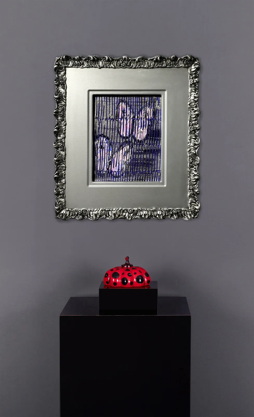 Hunt Slonem, 'Majenta Flight' Unique Painting, 2024