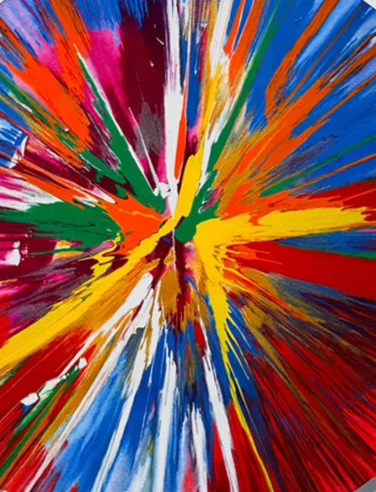 Damien Hirst, 'Circle Spin' (Blue, Red, Yellow), 2009
