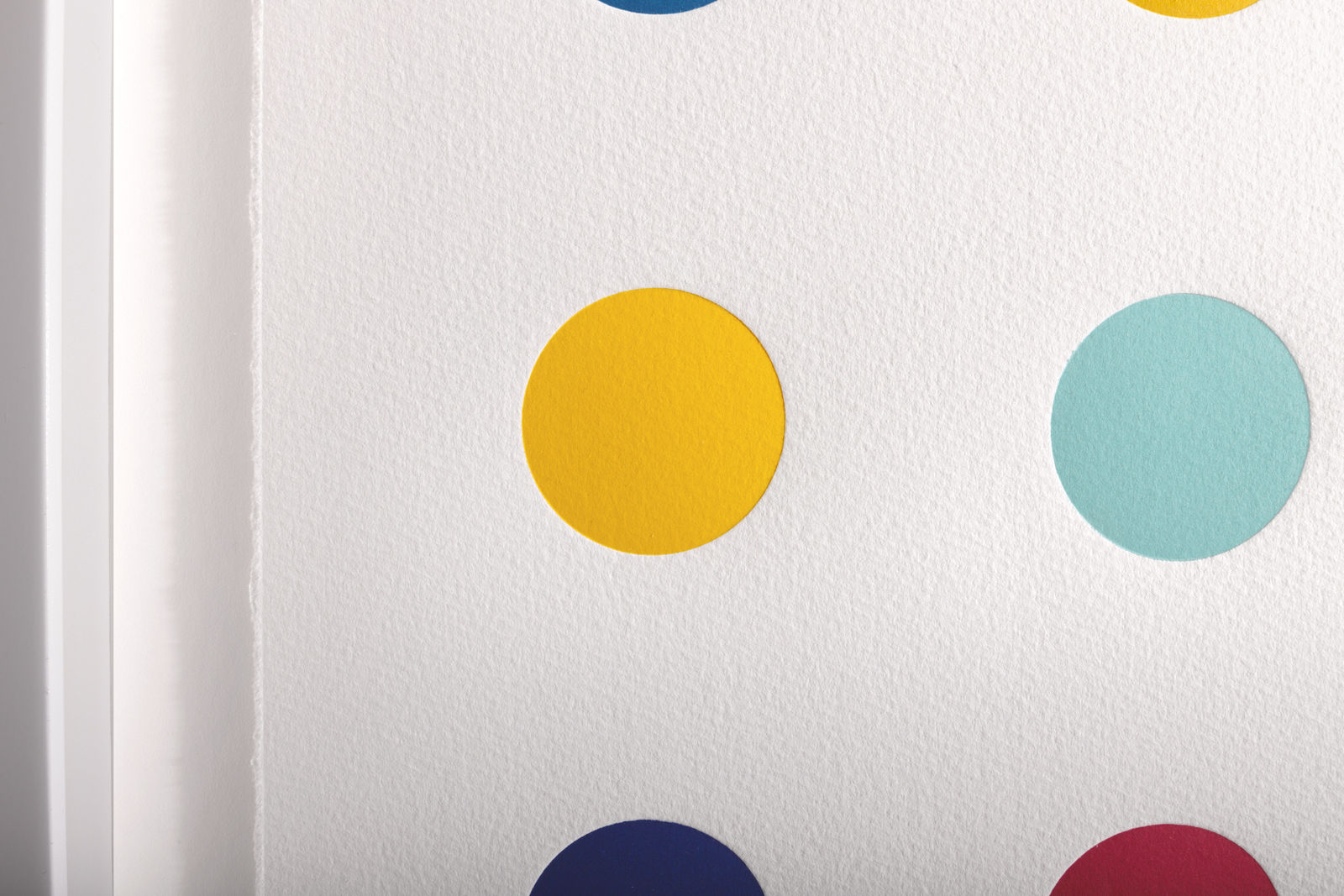 Damien Hirst, Vertical 'Spots' IV, Woodcut, 2016