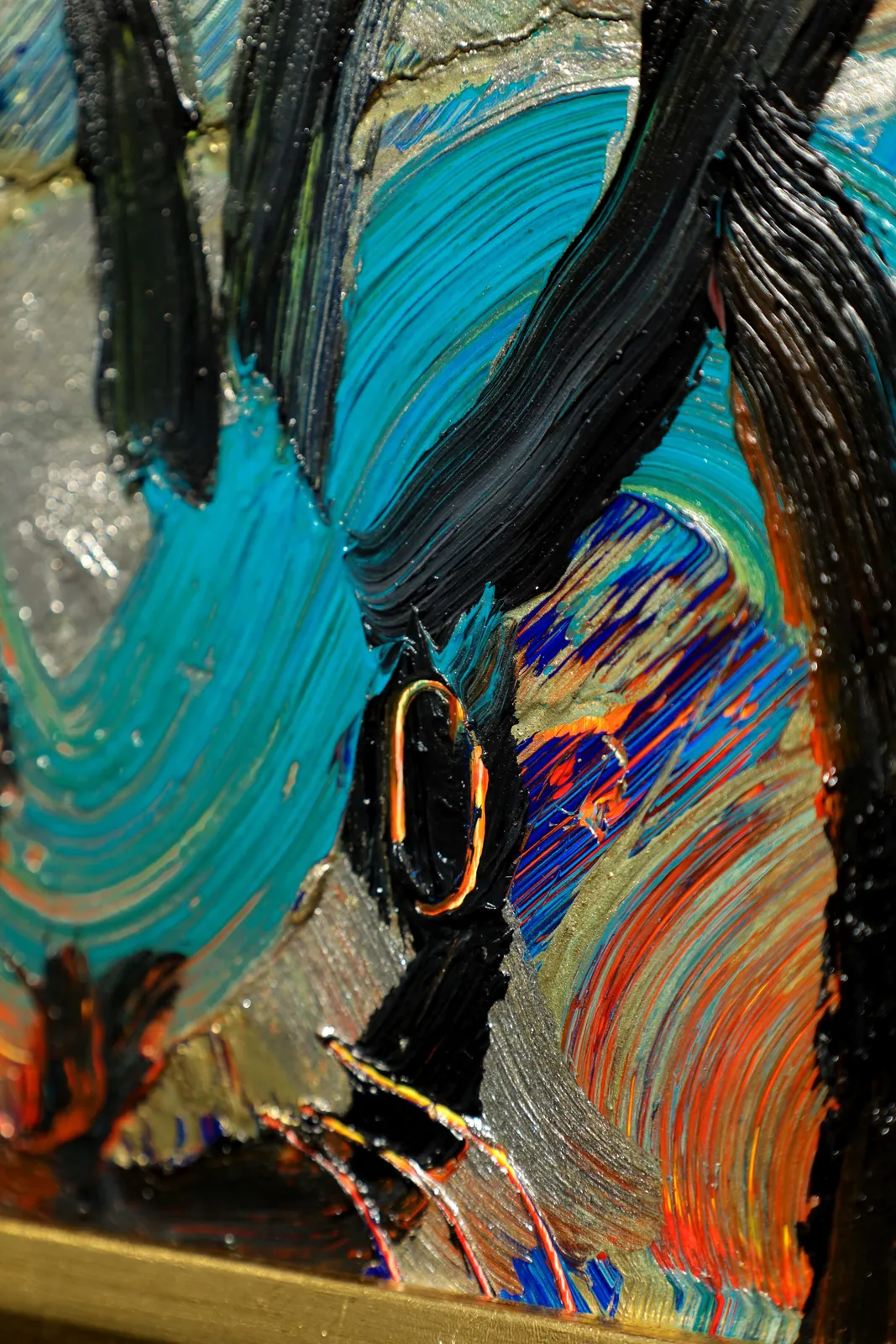 Hunt Slonem, 'Brono' Unique Painting, 2023