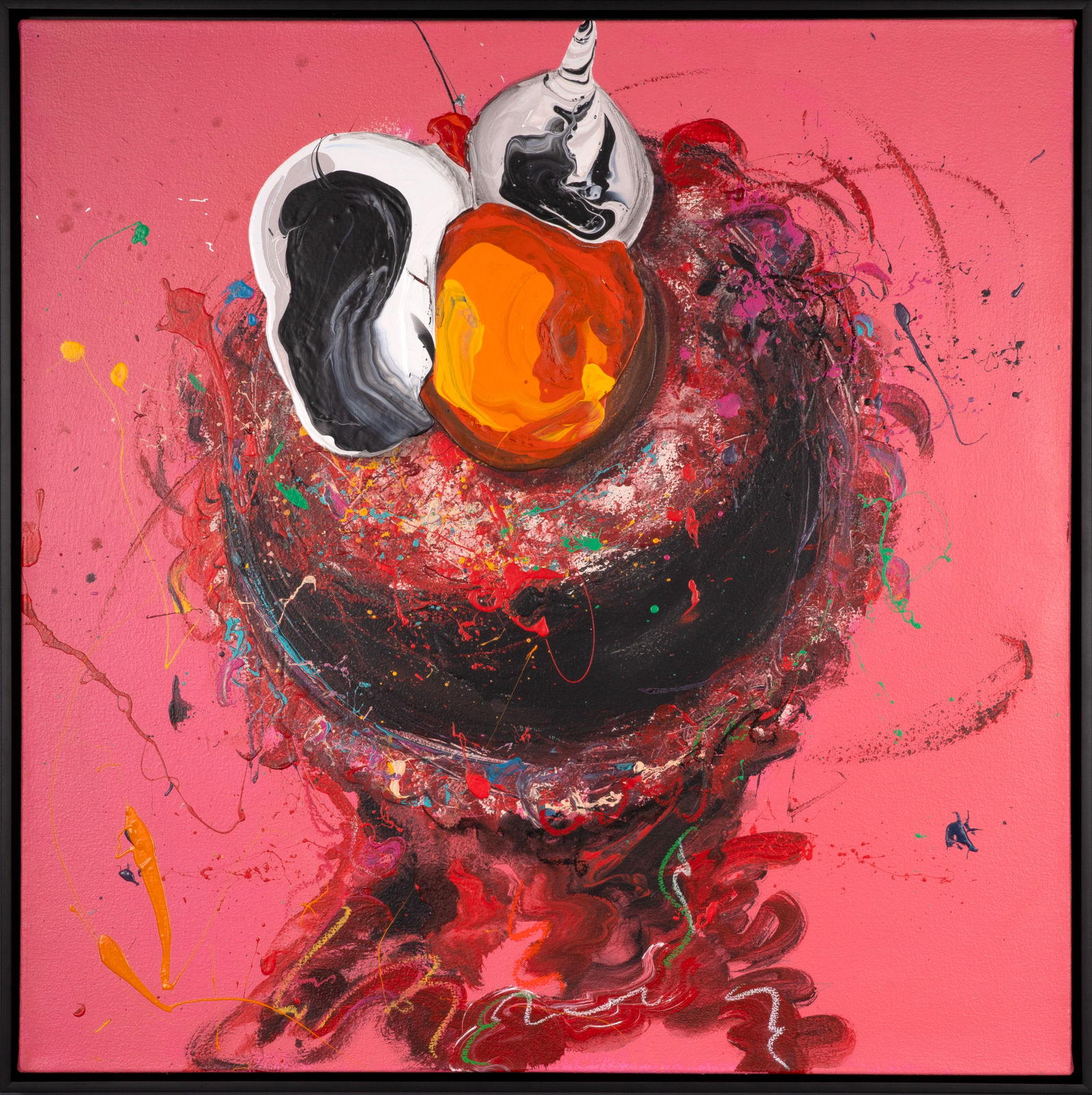 Anthony Rondinone, 'Elmo' Unique Acrylic Painting, 2022