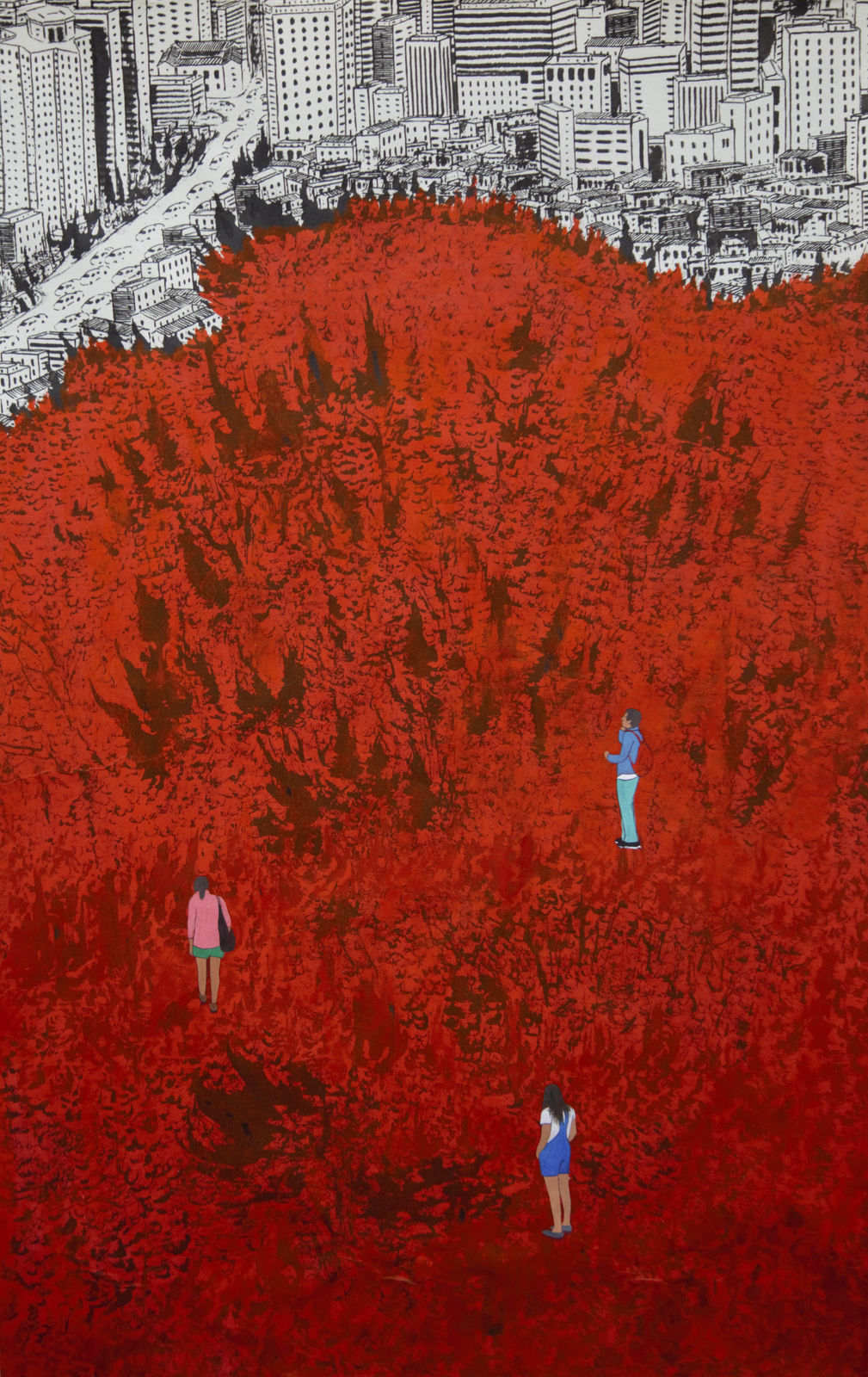 Nung-Saeng PARK, Namsan Series Seoul (5), 2022-23