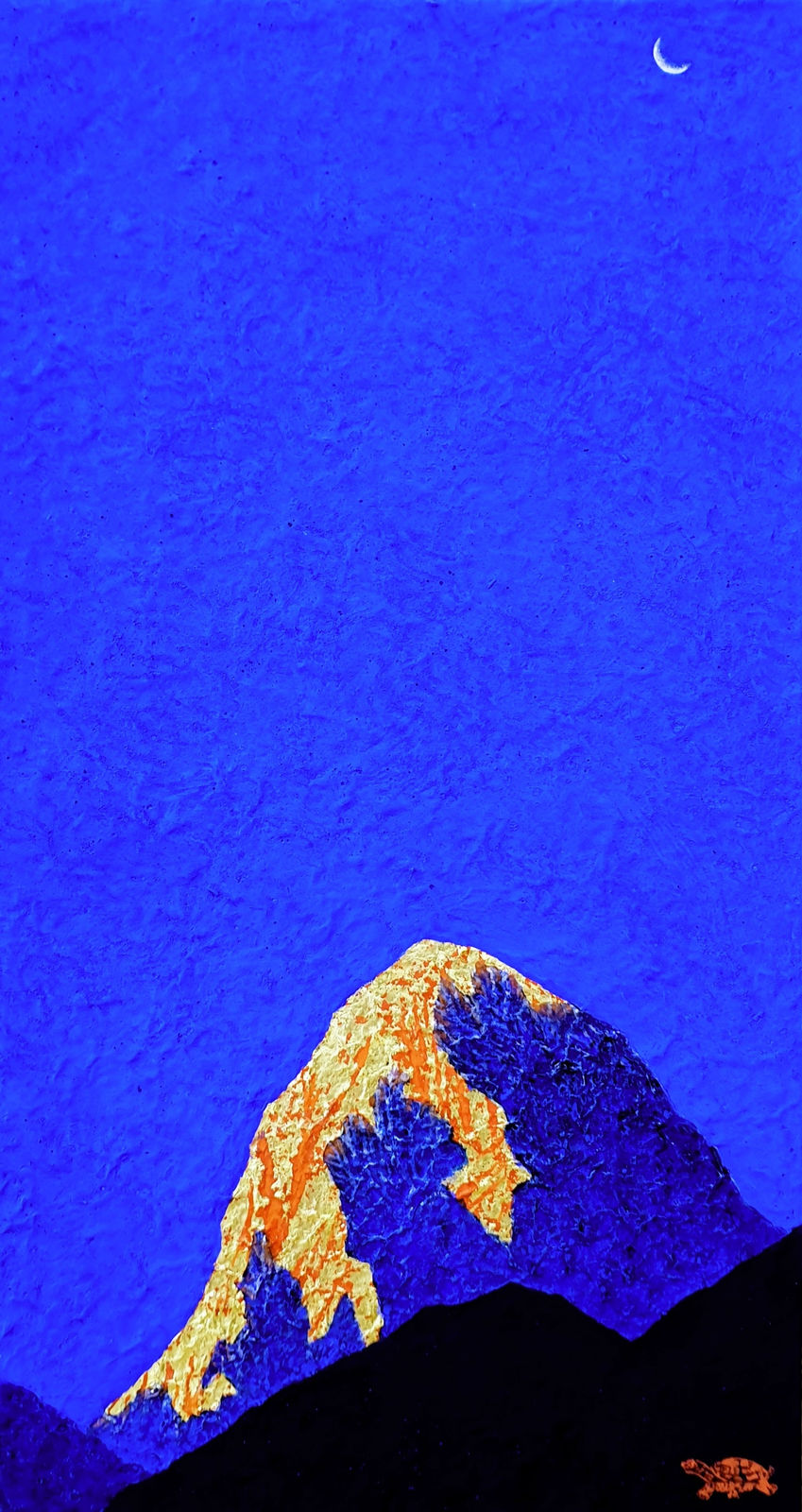 Chanmo KANG, Méditation- l'Amour de la lumière 5, Everest, 2021