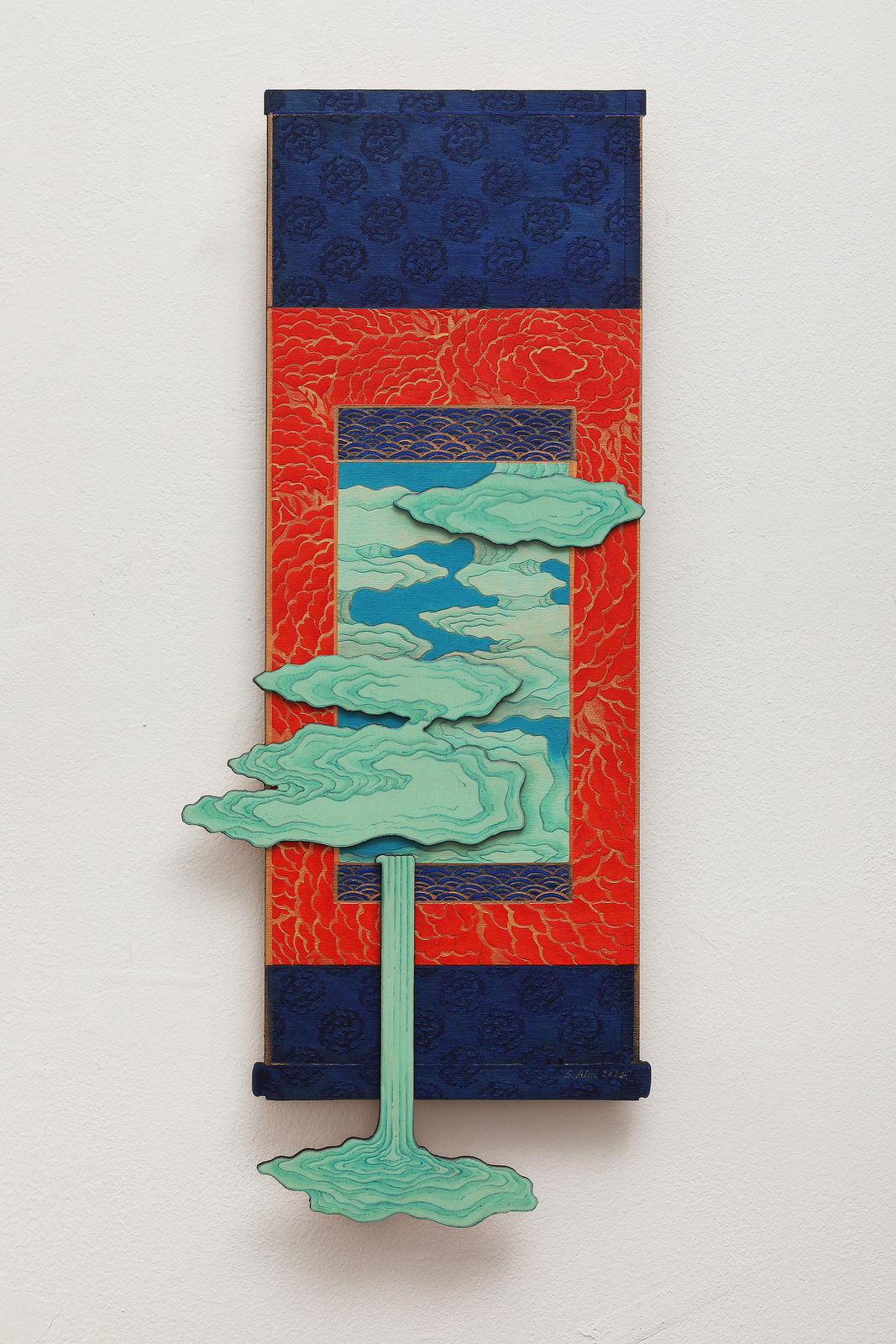 Seongmin AHN, Cloudwater scroll 01_04, 2024
