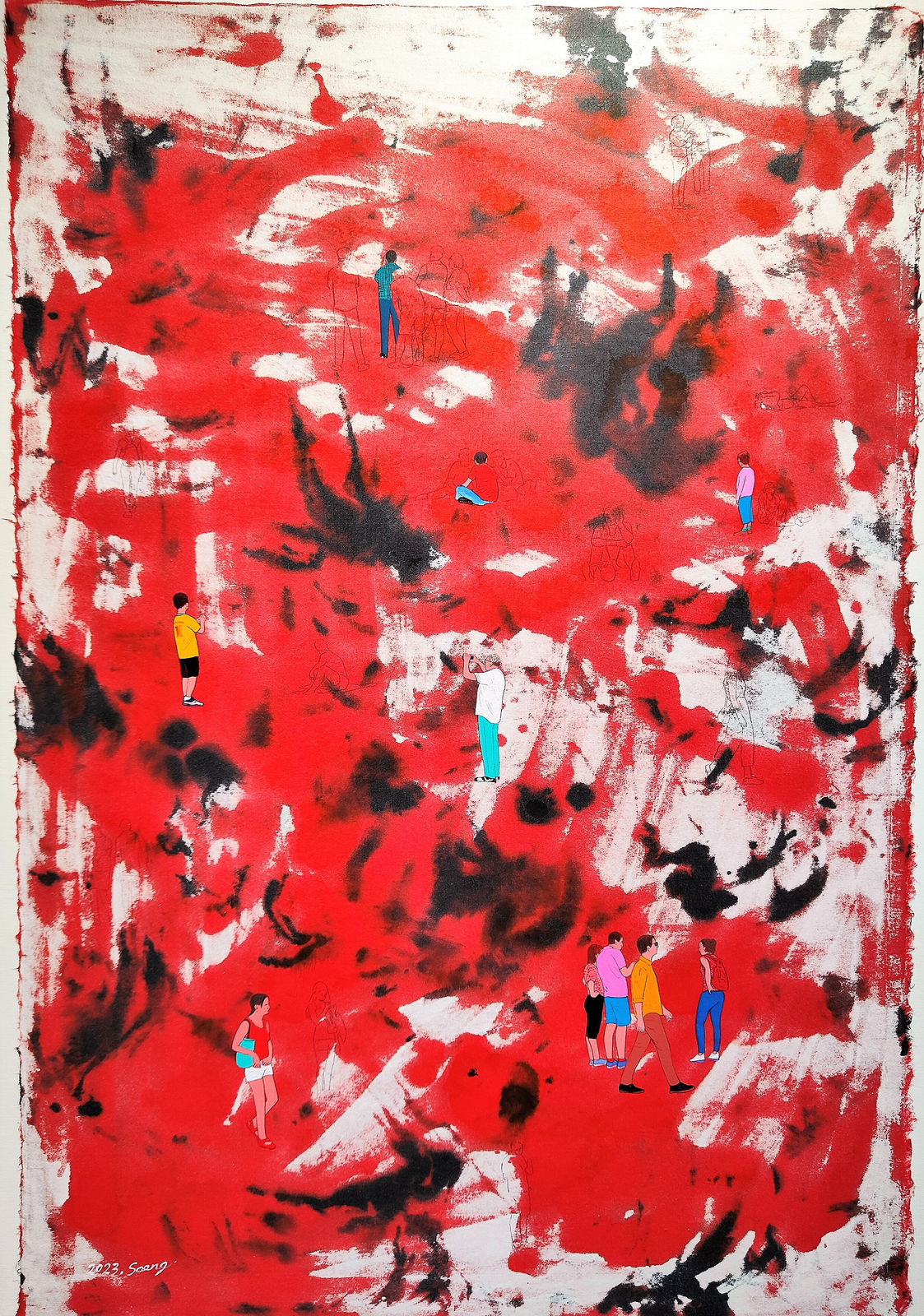 Nung-Saeng PARK, Park or traveler (4), 2023