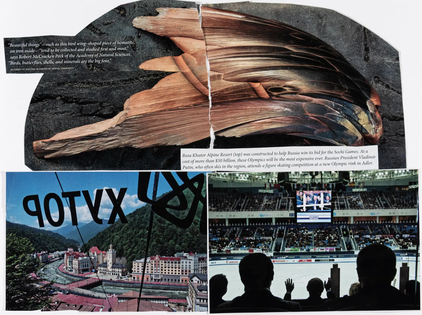 Isamu Guy Conners, Gluing Untitled, 2025