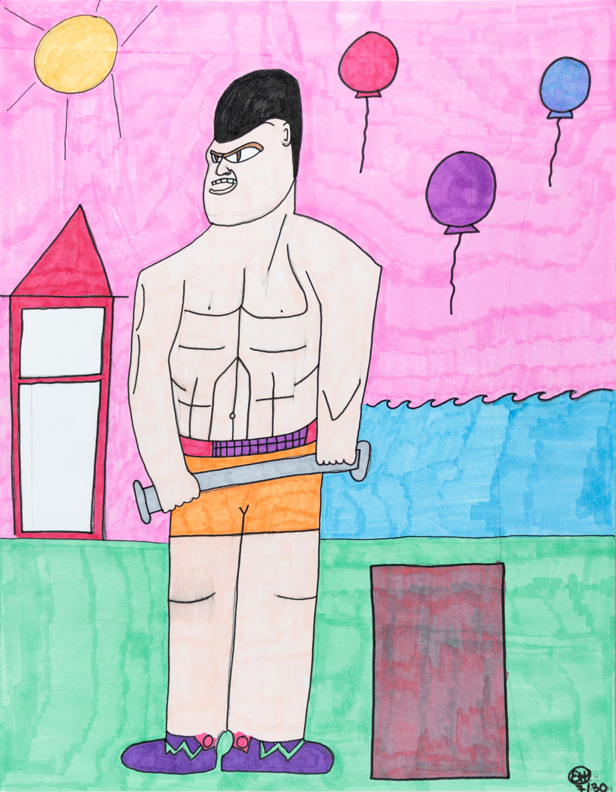 Elise Hylton, Jordan Knight Teaching a Weight Lifiting Management Class, 2024