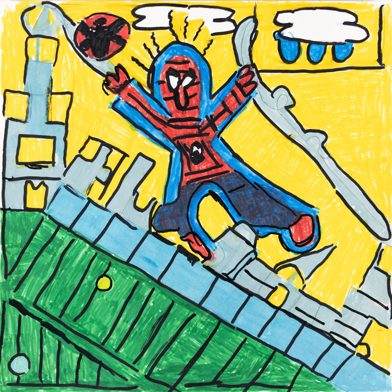 David Krueger, Spiderman Saves the Day, 2018