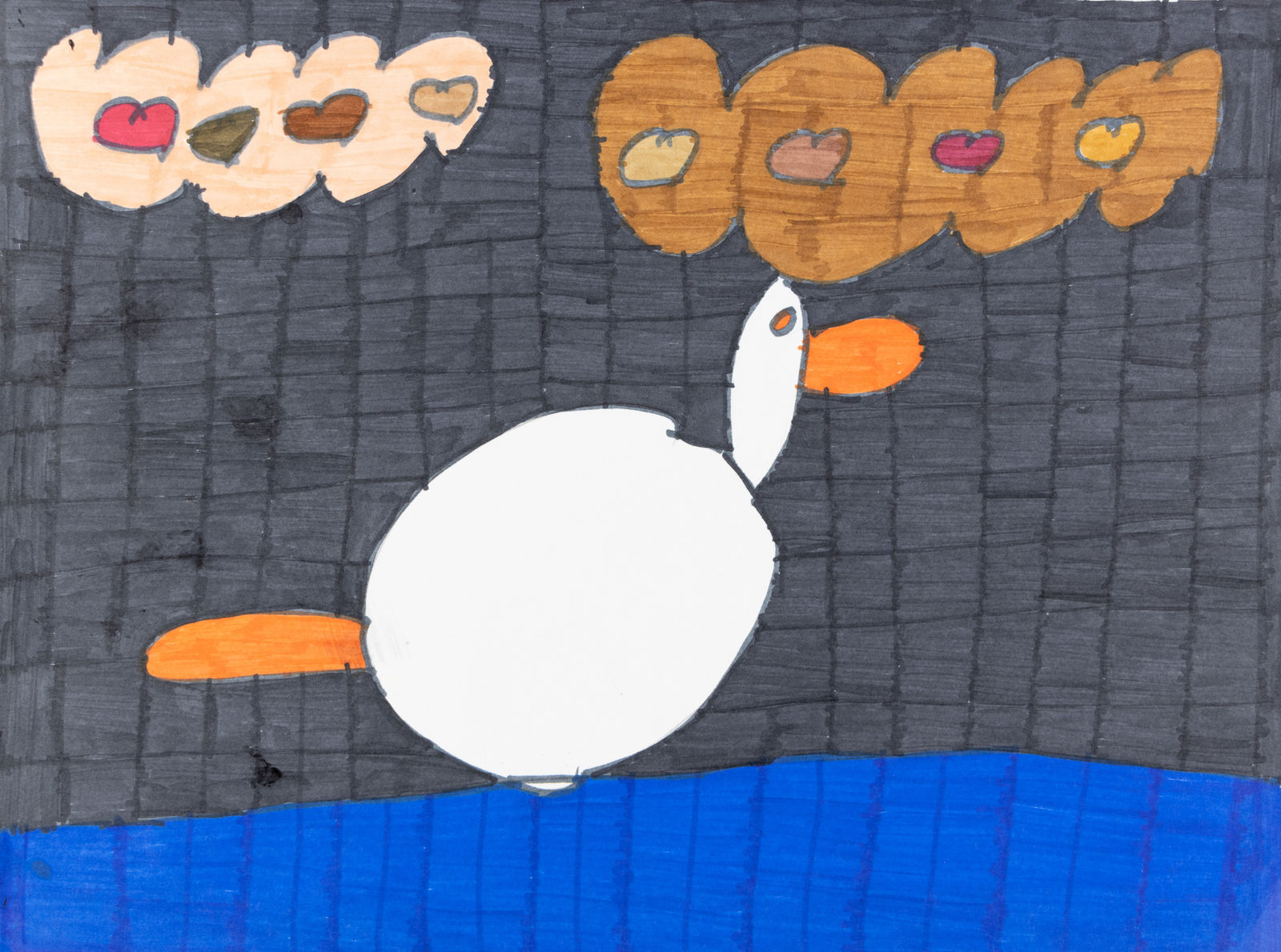 Maria Vanik, Swan Rainbow Colors, 2024