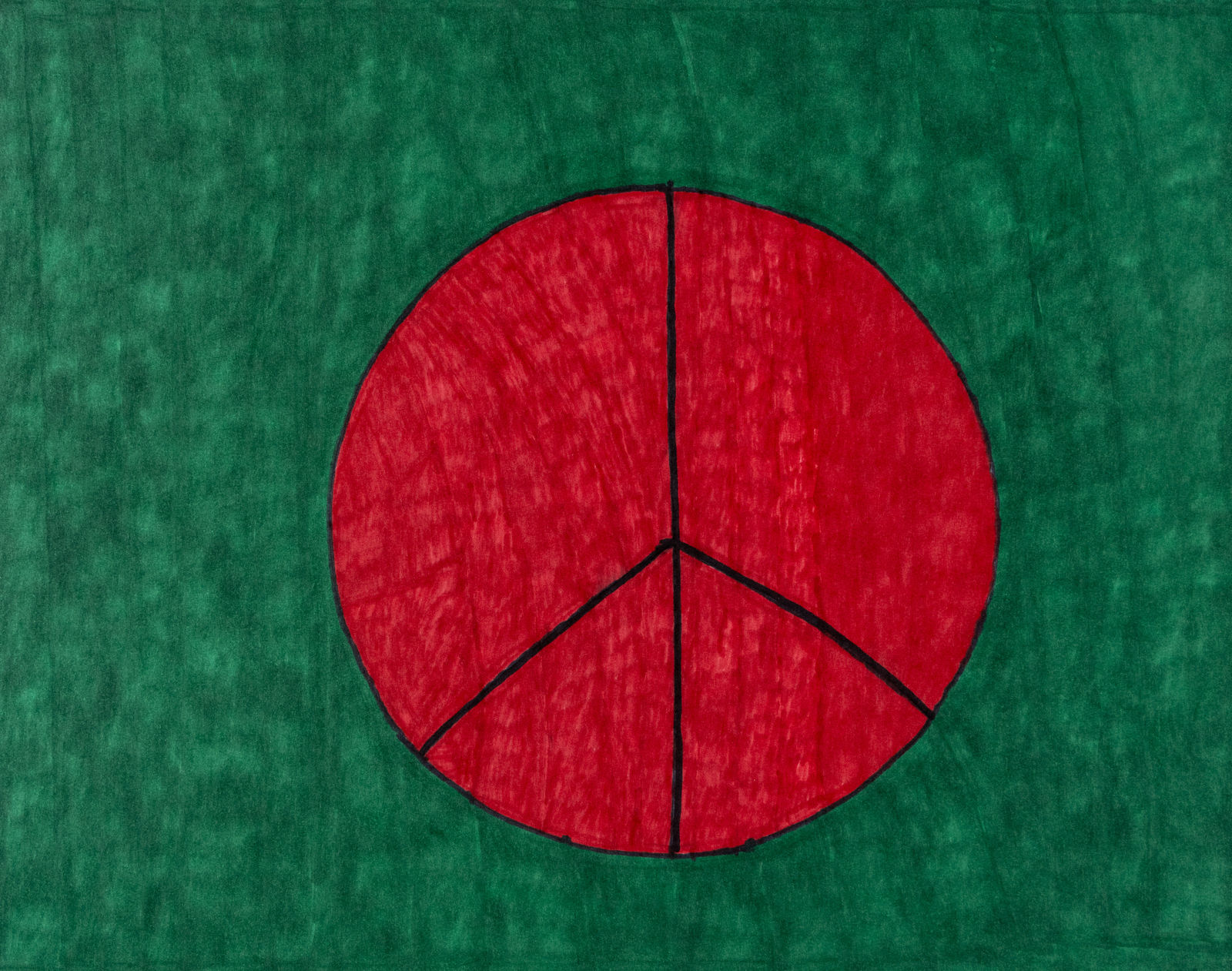 Bill Lilly, Peace Sign, 2021