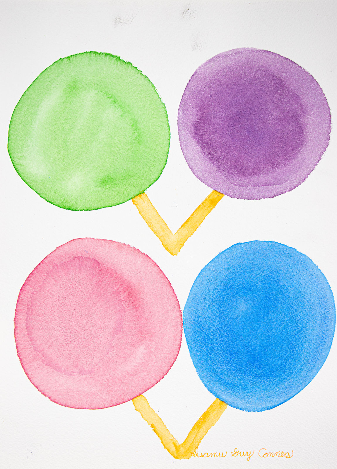 Isamu Guy Conners, Colored Lights, 2024