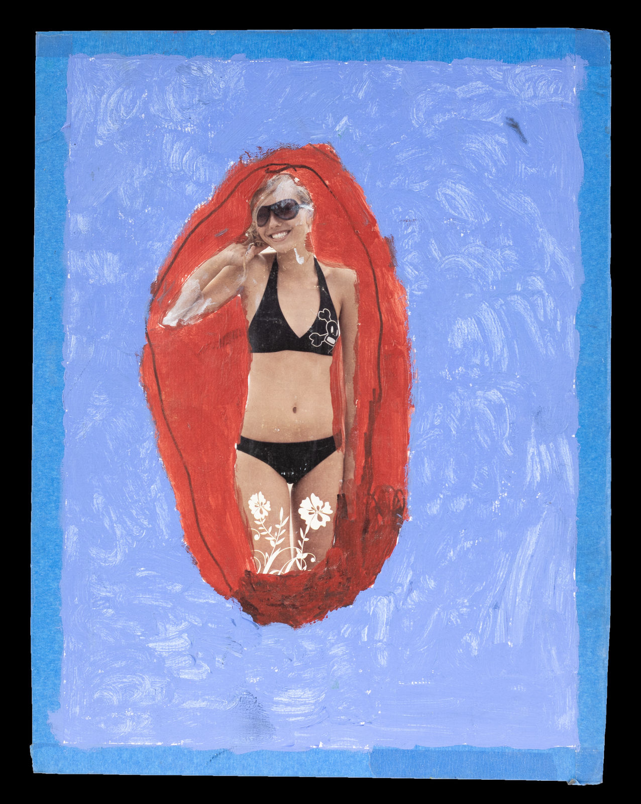 Veronica 'Ronnie' Cuculich, Untitled [Black Skull Swimsuit], n.d.