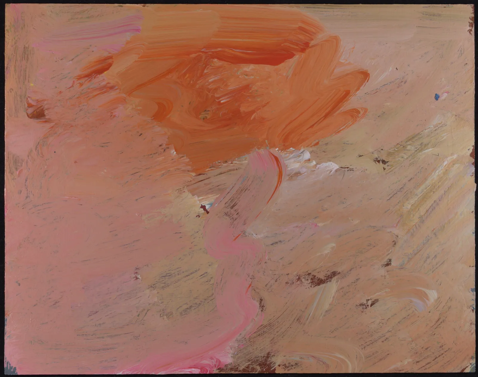 Lawrence M., Light Brown, Red, Orange, White and Pink, 2019