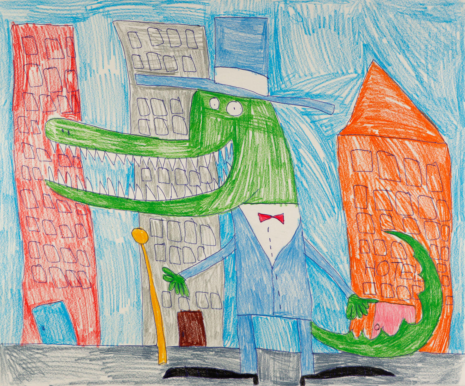 Alex Scott, Untitled (Gator Suit), 2019