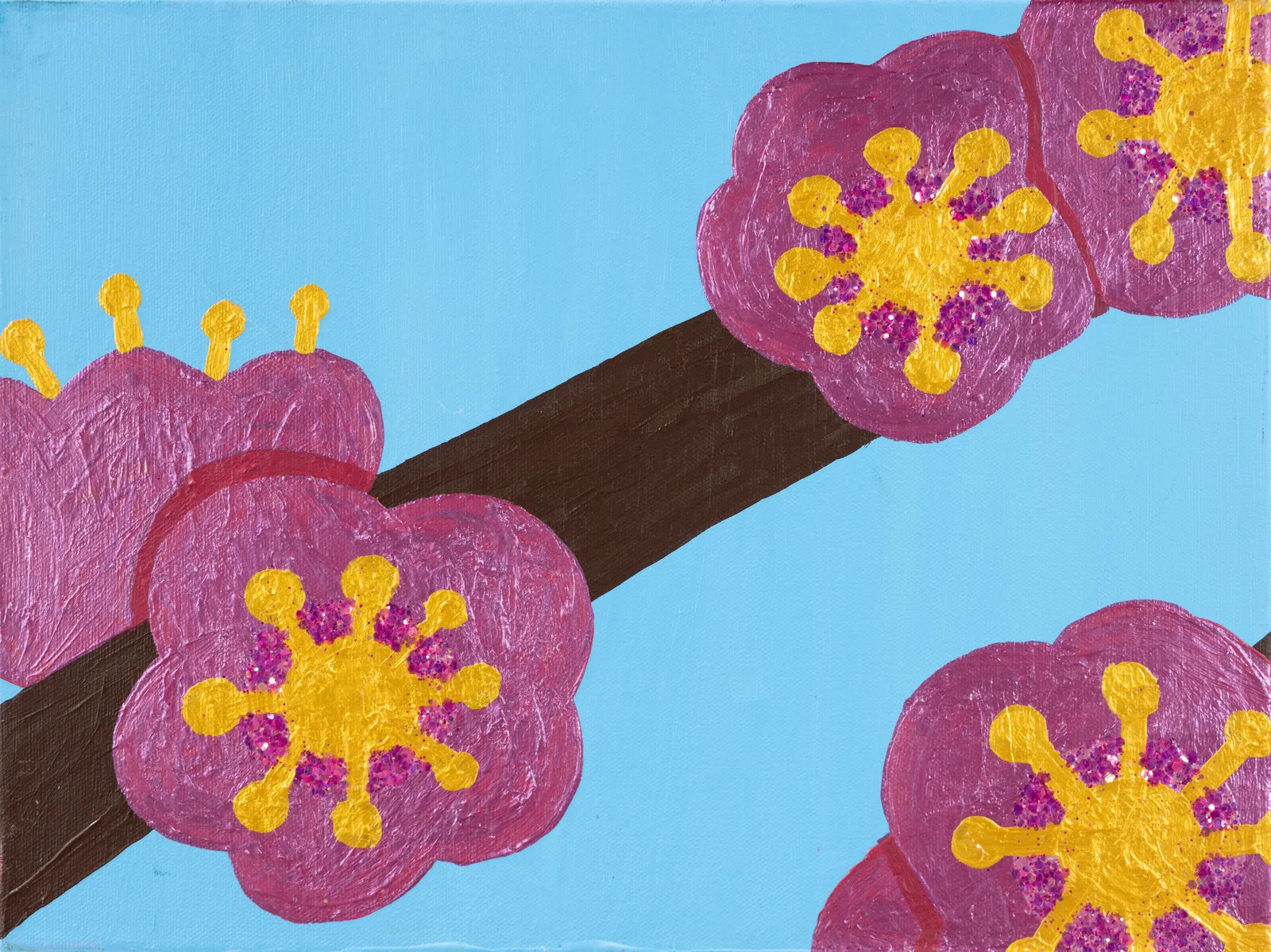 Raina 'Tokyo' Carter, Kyoto Plum Blossoms , 2024