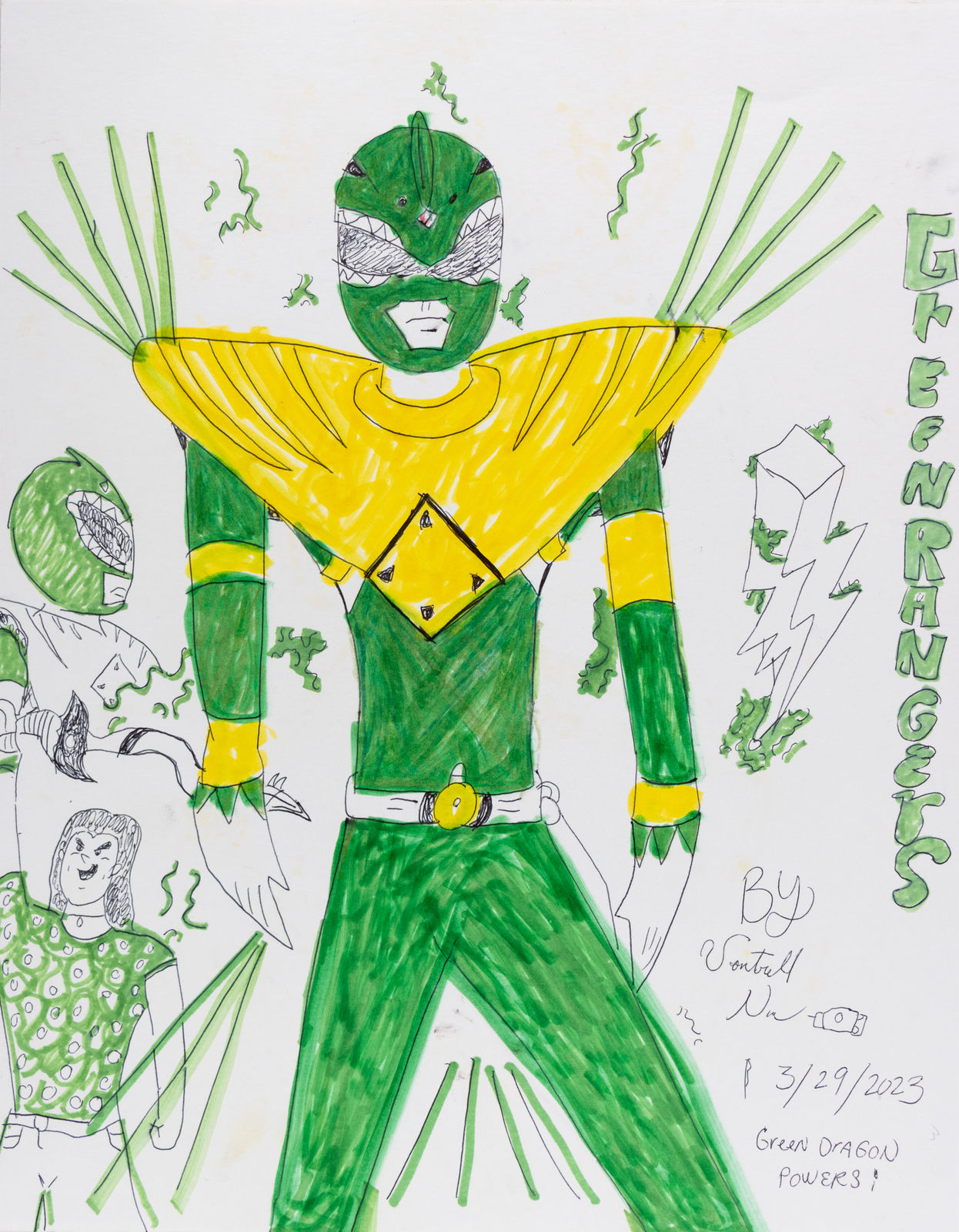 Vontrell Nunn, Green Rangers , 2023