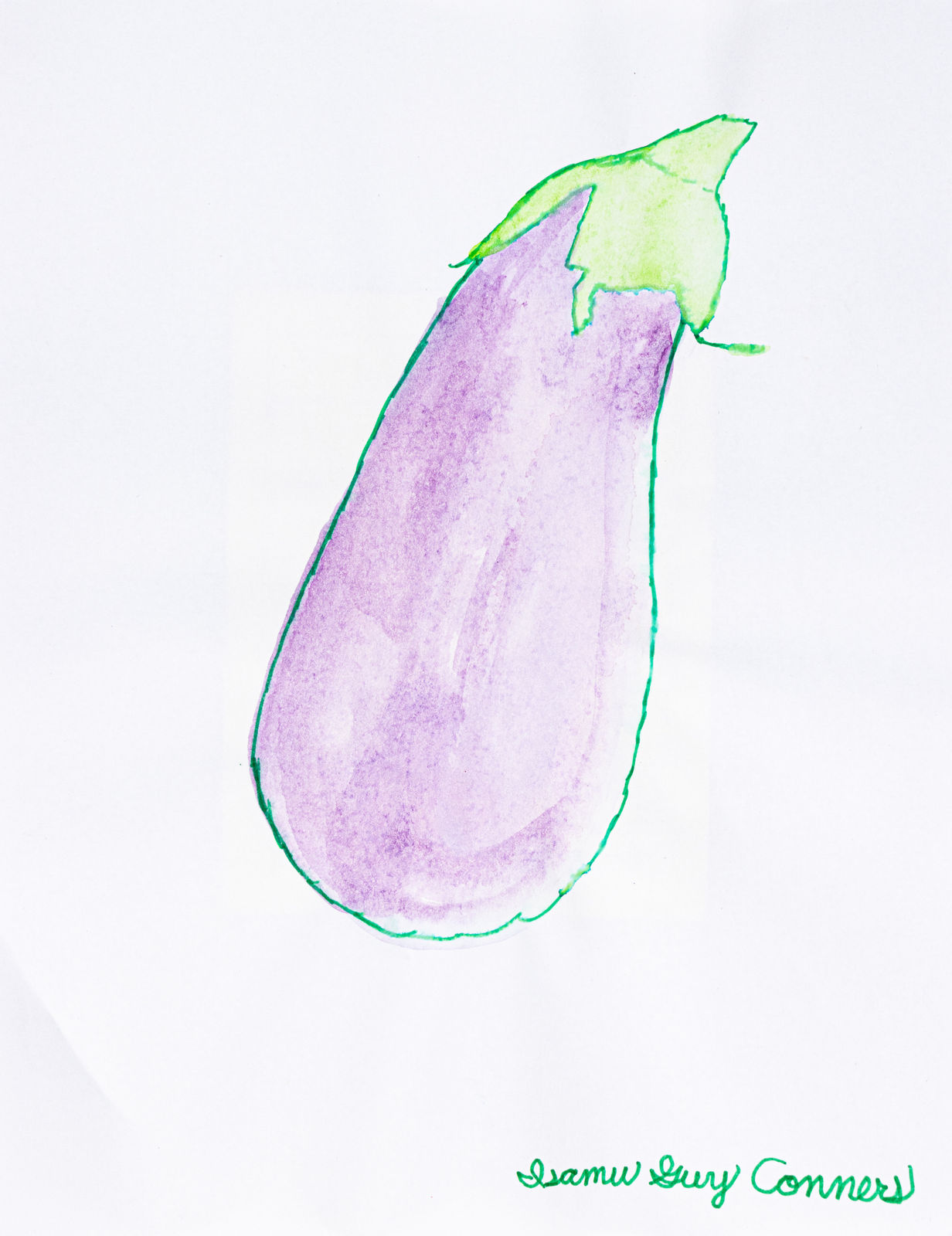 Isamu Guy Conners, Eggplant, 2023