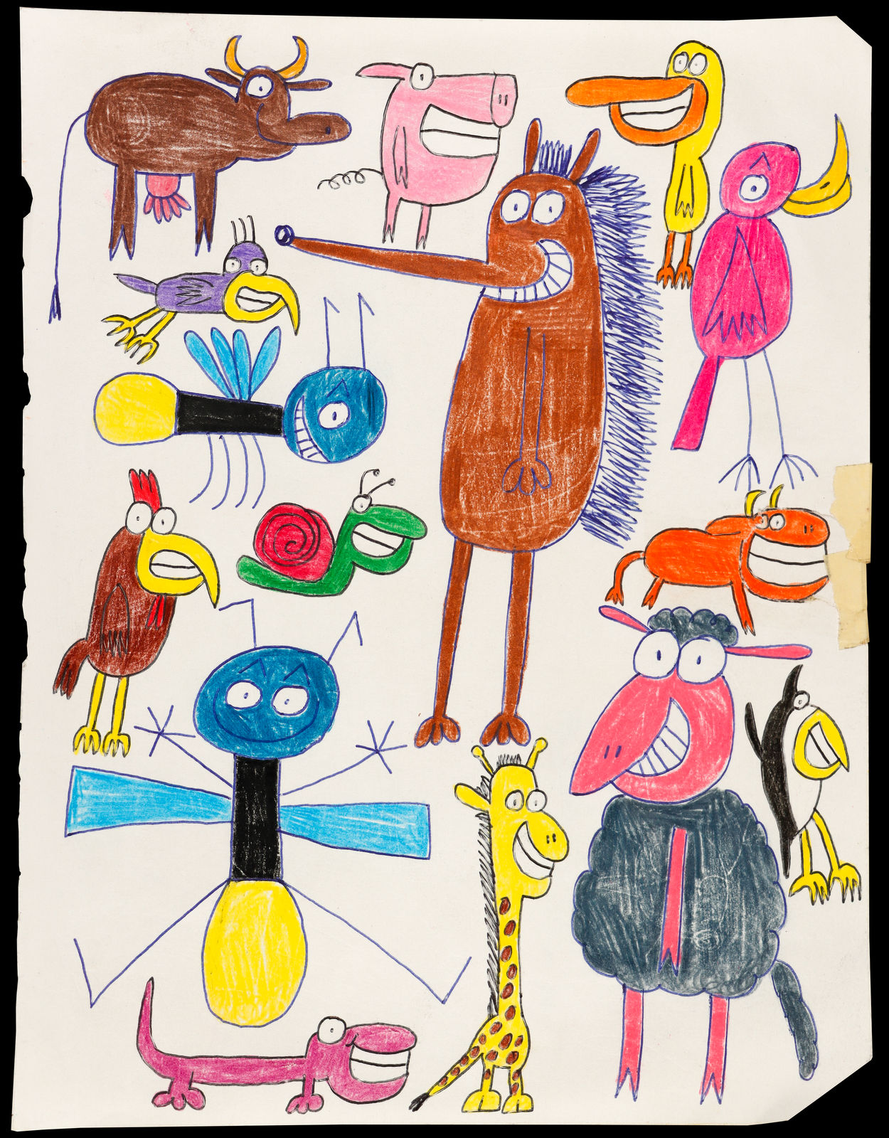 Alex Scott, Untitled (The Hedgehog and Critters), n.d.