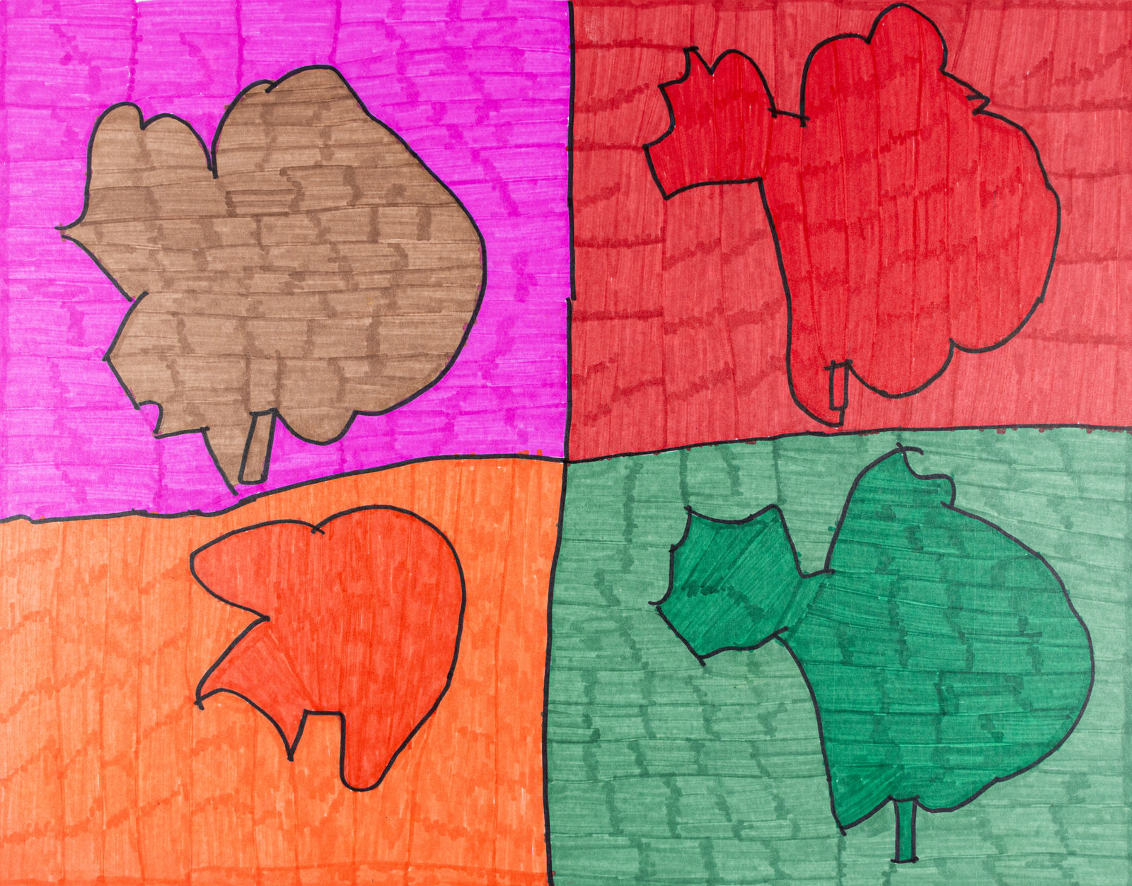 Maria Vanik, Leaf Rainbow, 2023