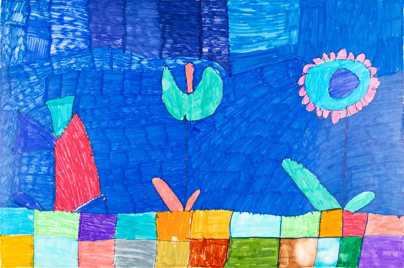 Maria Vanik, The Flowers and Shapes , 2020