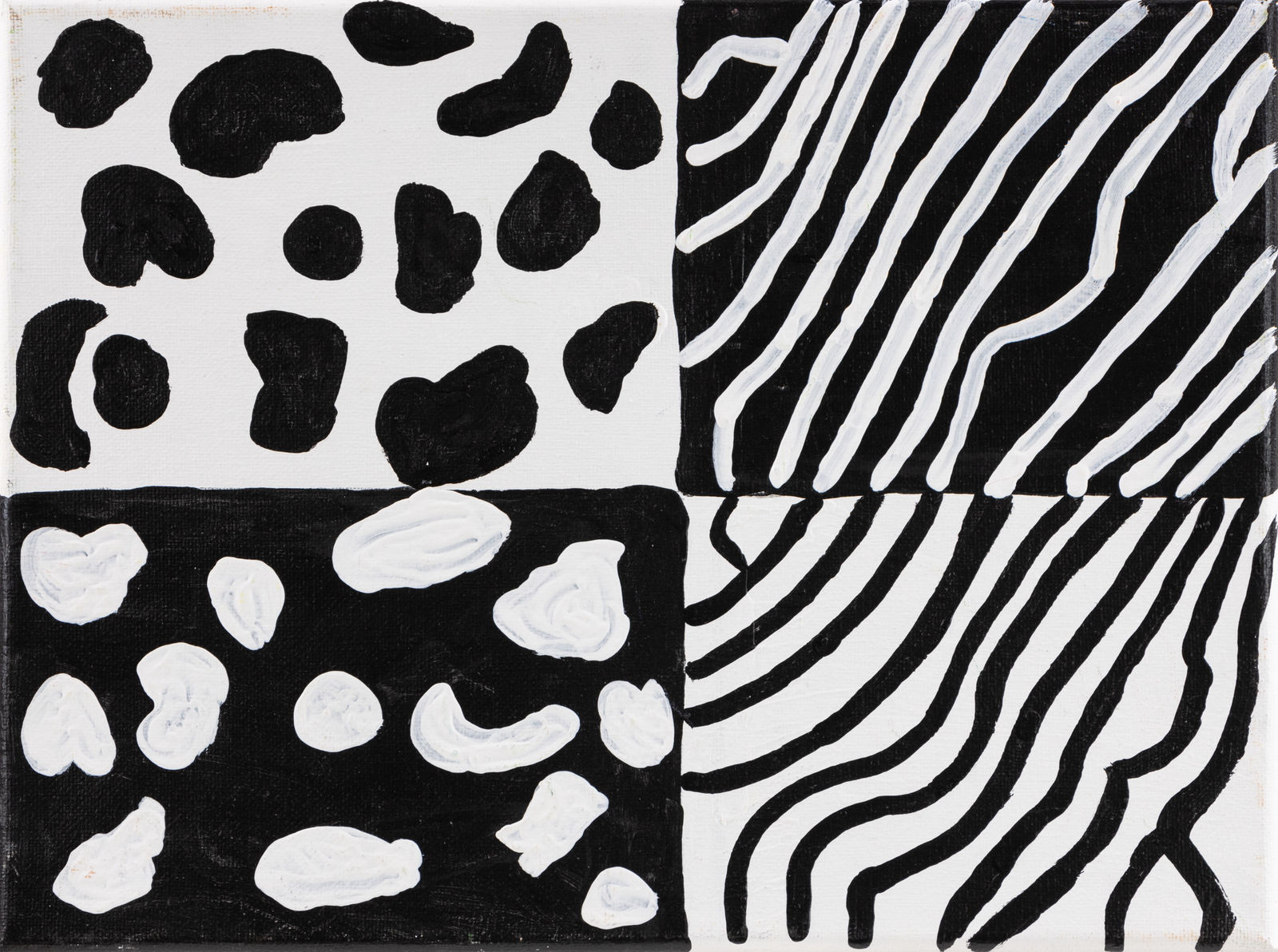 Jack O'Sullivan, Black White Spot and Stripes , 2023