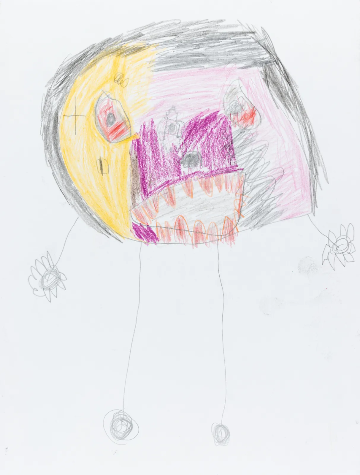 Danny Frownfelter, Clown from Outer space , 2021