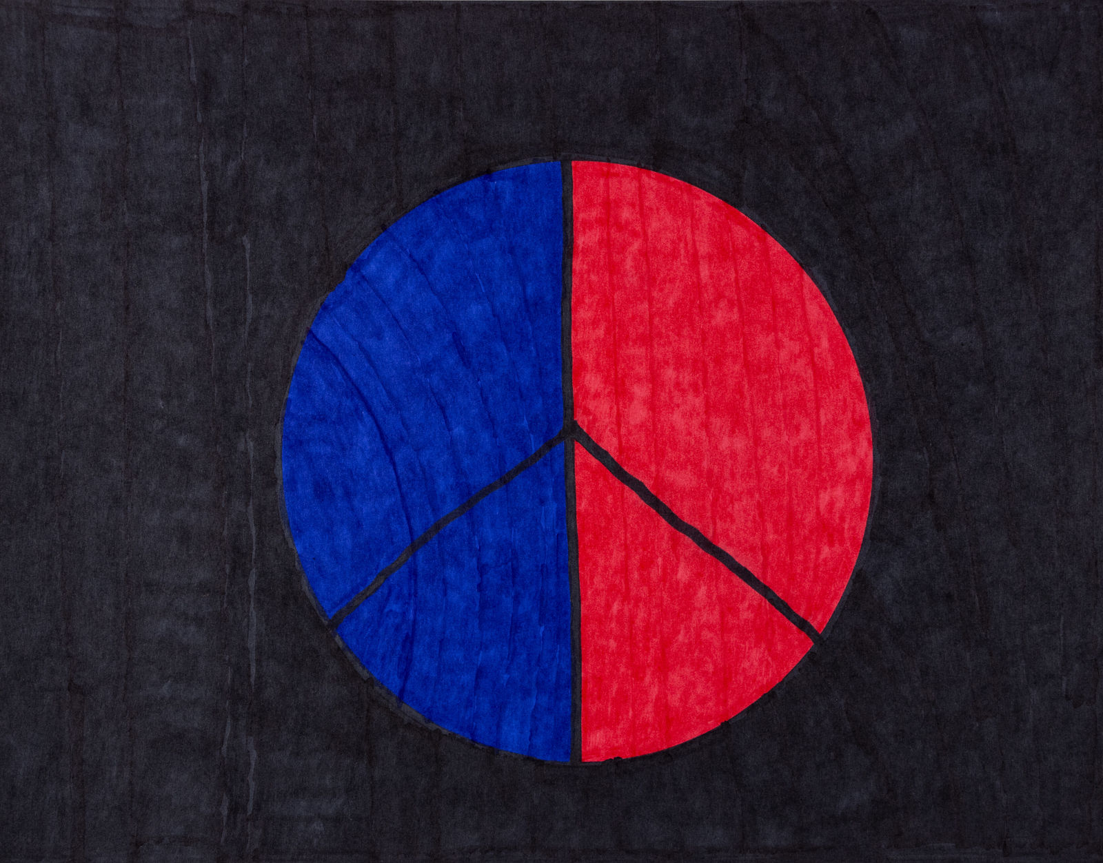 Bill Lilly, Double Peace Sign, 2022