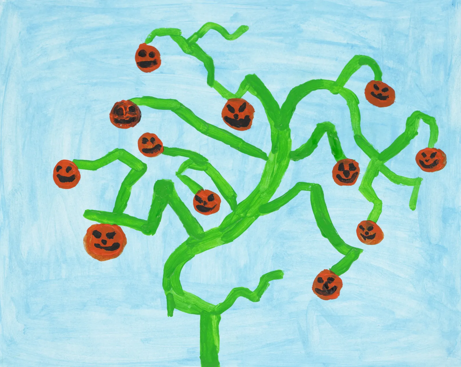Jack O'Sullivan, Halloween Pummpkin Tree, 2023