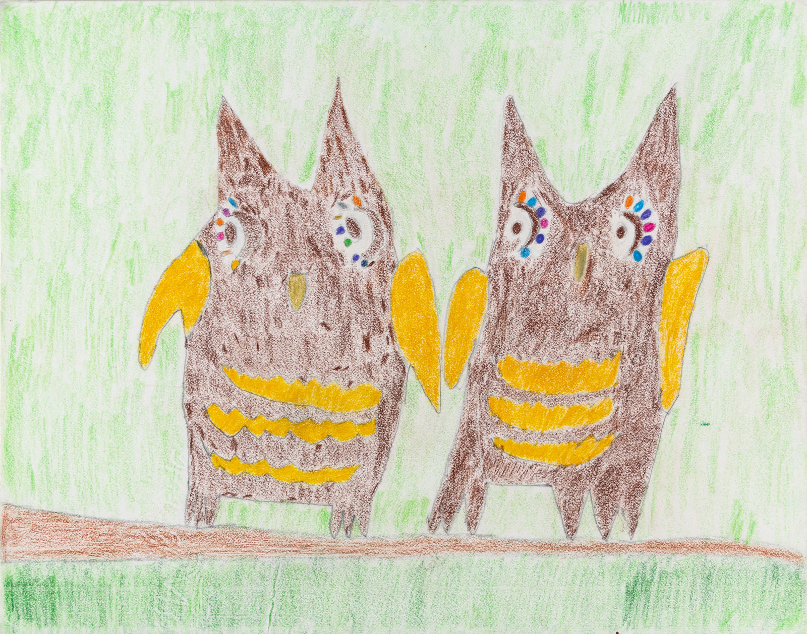 Carol Pyes, Owls , 2018