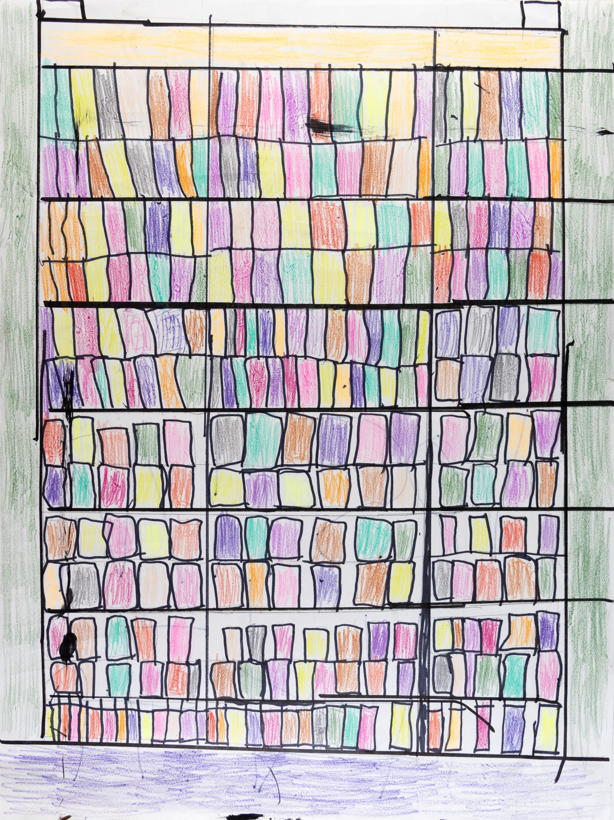 Jean Wilson, Untitled (Colorful tower), Pre-2019