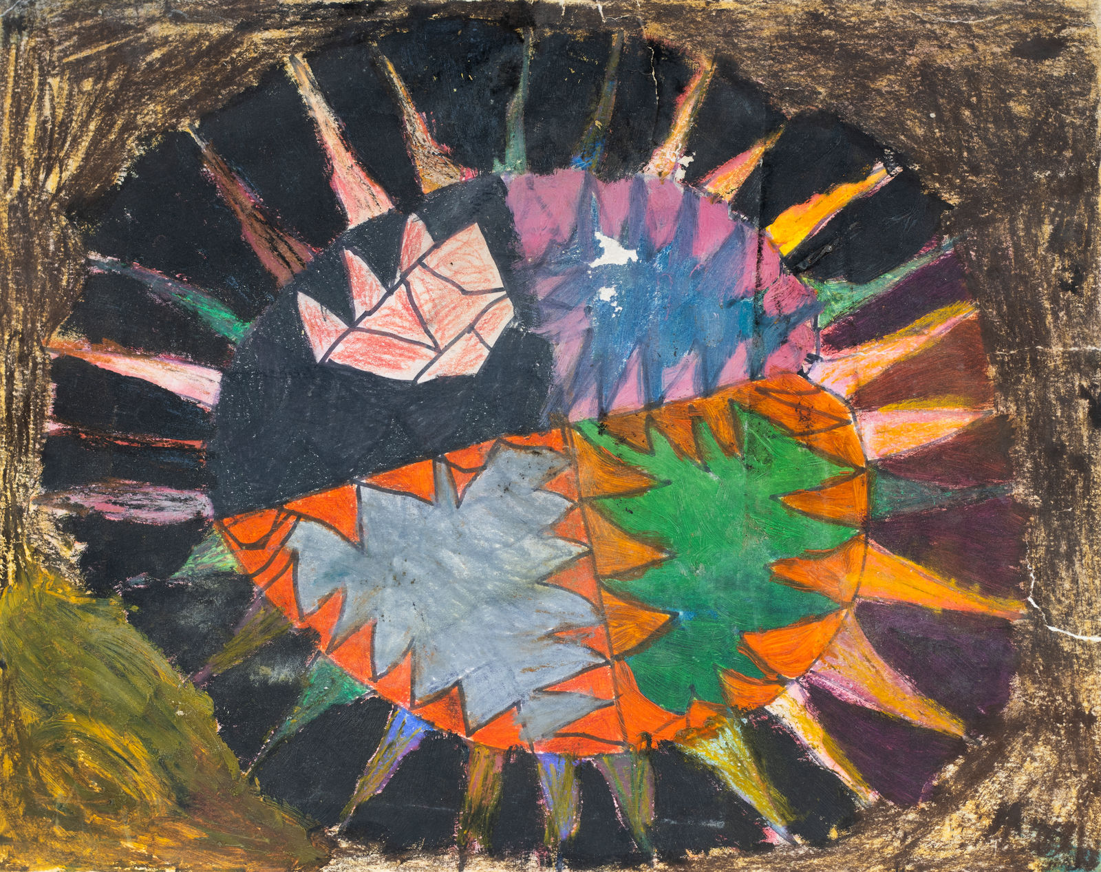 Veronica 'Ronnie' Cuculich, Untitled (Sun esque) , n.d.