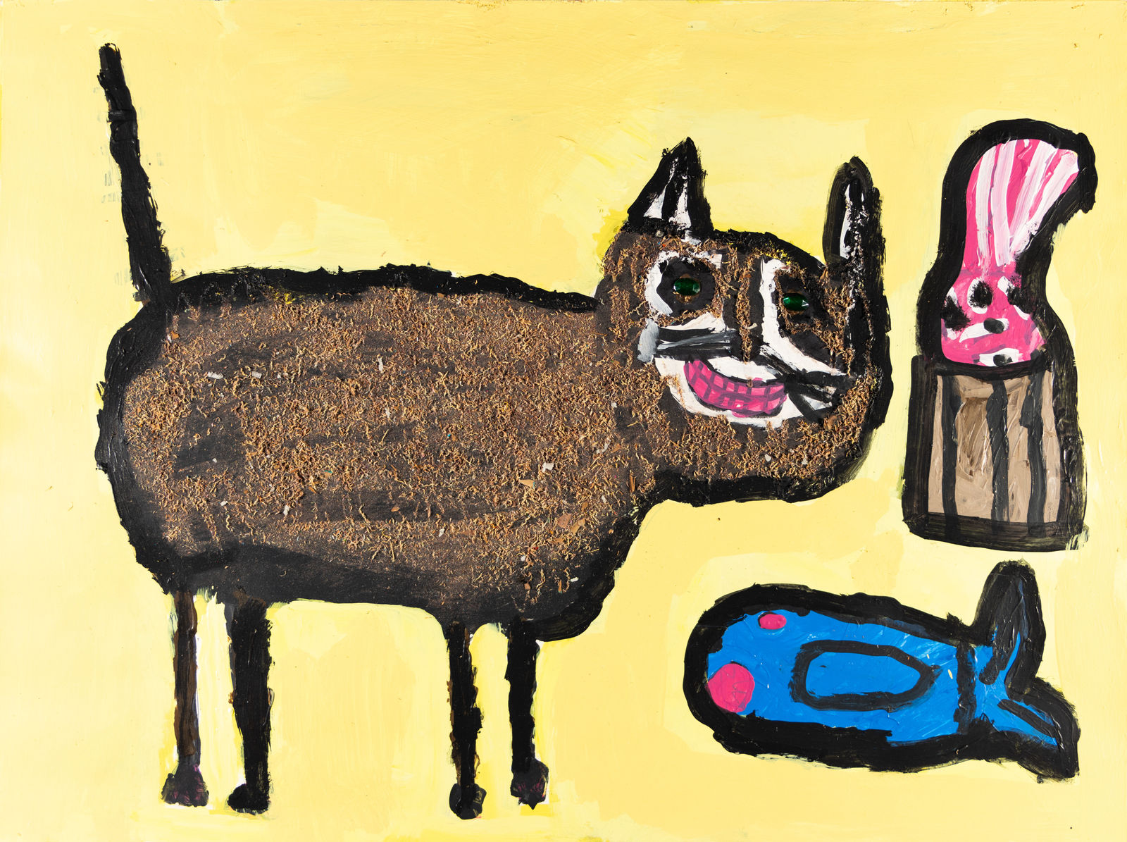 Jean Wilson, Raccoon Going Into Garbage, 2019