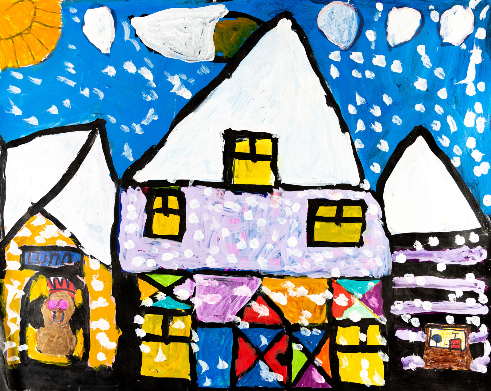 Jean Wilson, The New House Snow, 2015