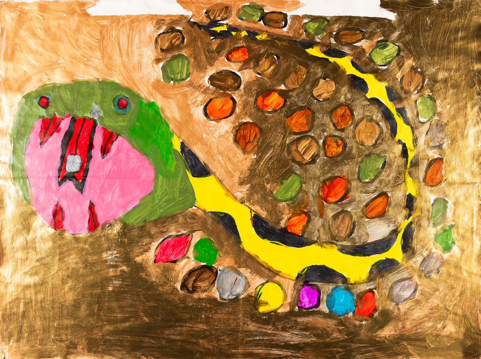 Jean Wilson, Untitled (Snake and orbs), Pre-2019