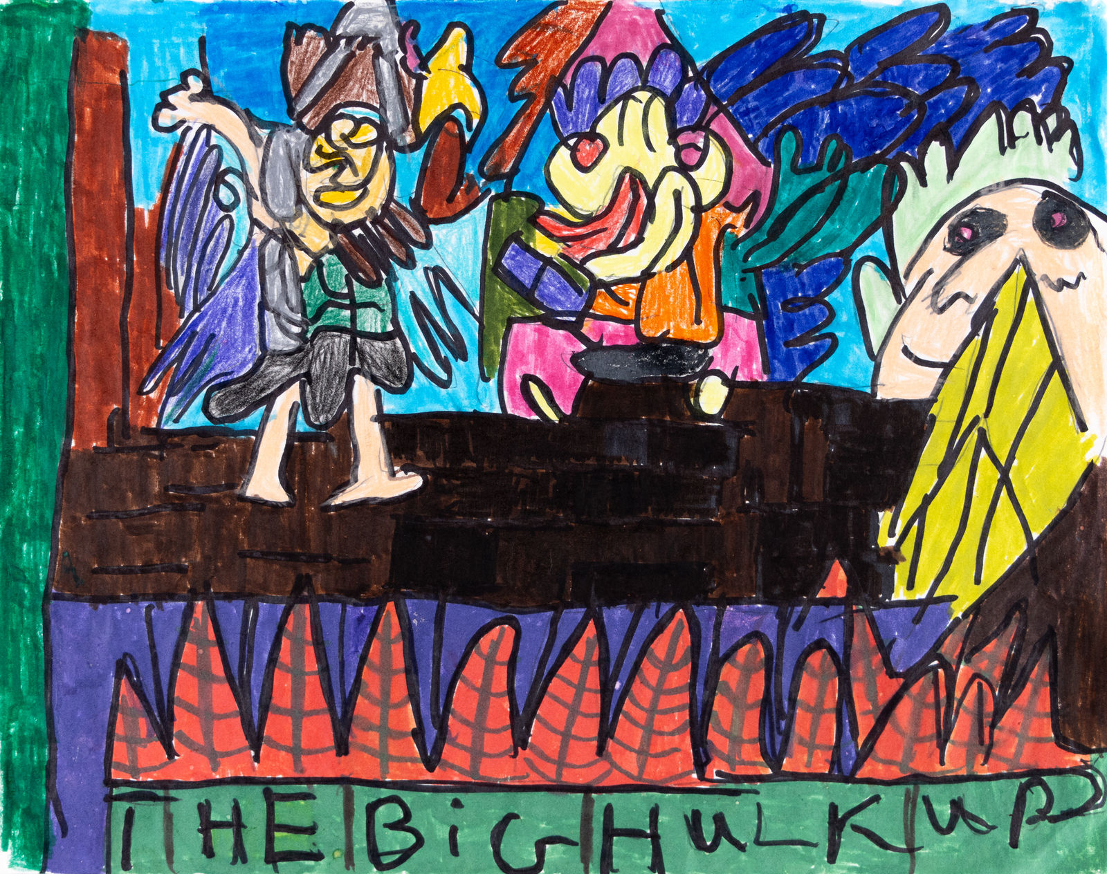 David Krueger, Untitled (The Big Hulk Up), n.d.