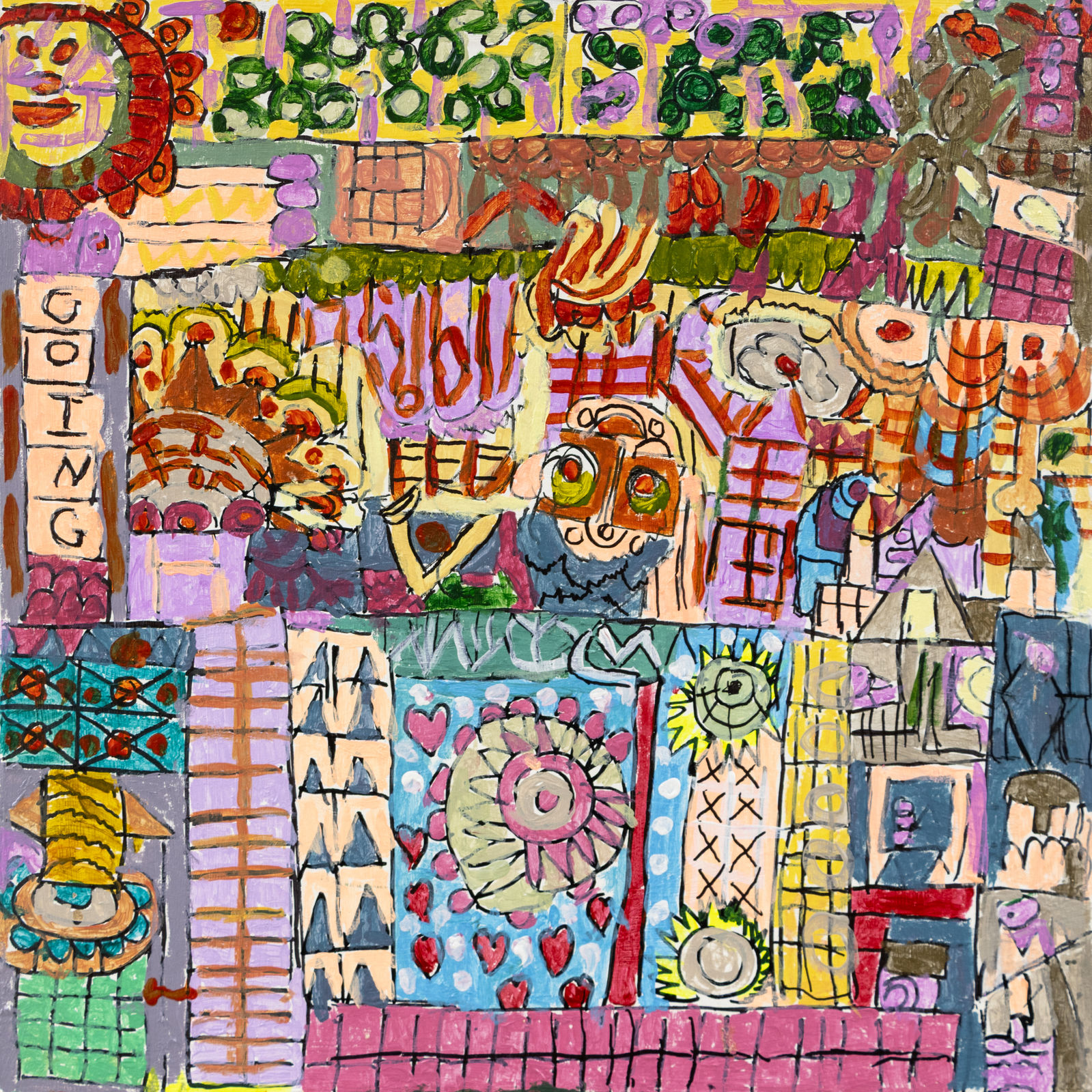 David Krueger, Going to the Greenhouse All Day, All Night You Can Plant Some Flowers into the Greenhouse, 2025