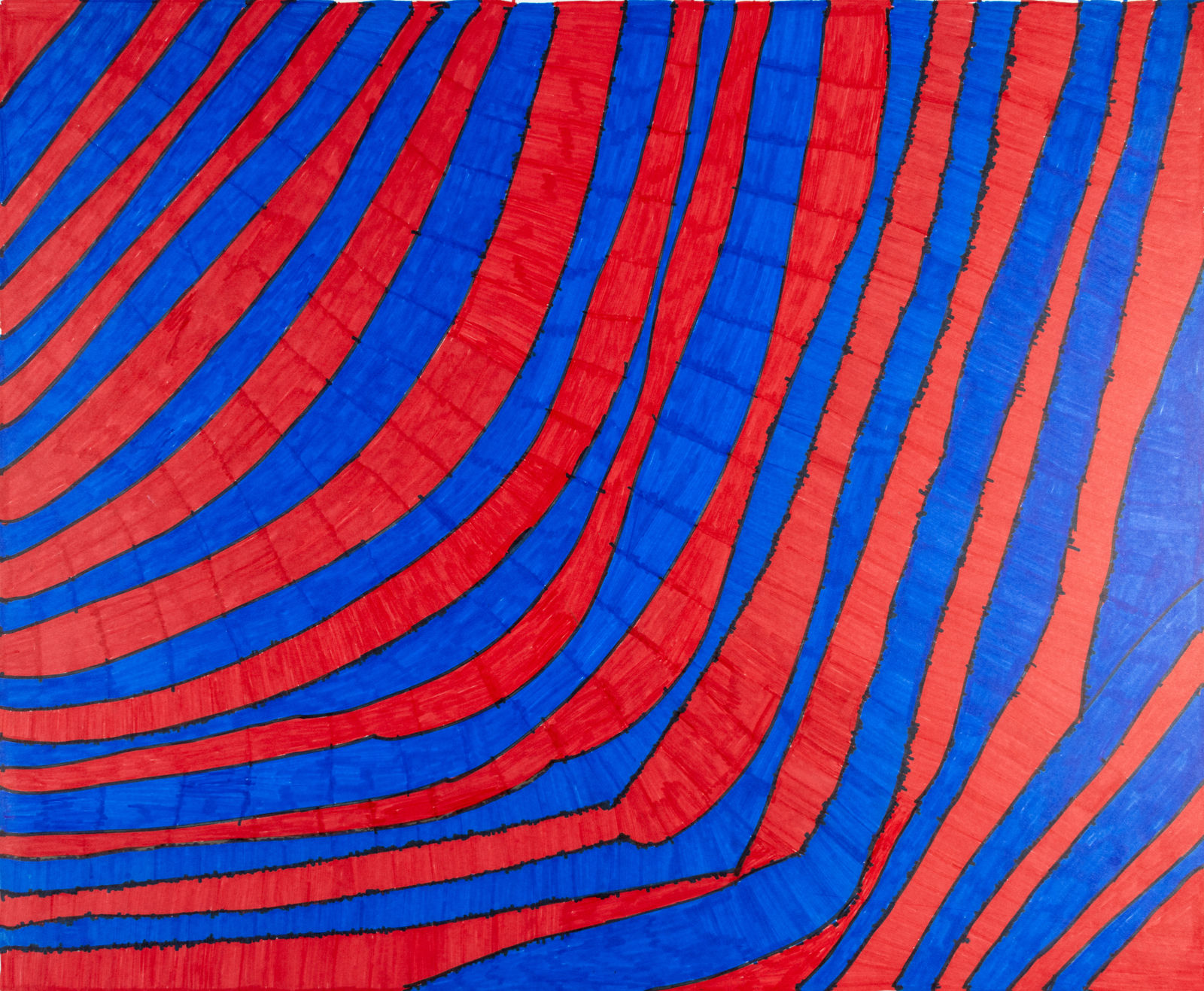 Maria Vanik, Rainbow Color American Flag, 2023