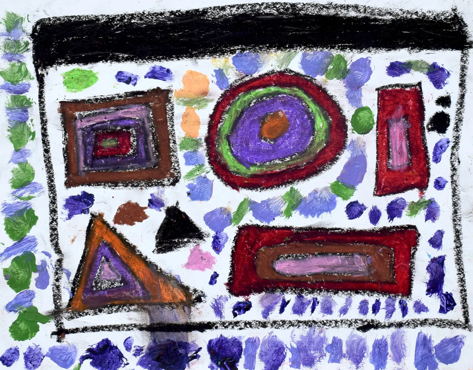 Marcus Imani Kennedy, Rug and Dots , 2021