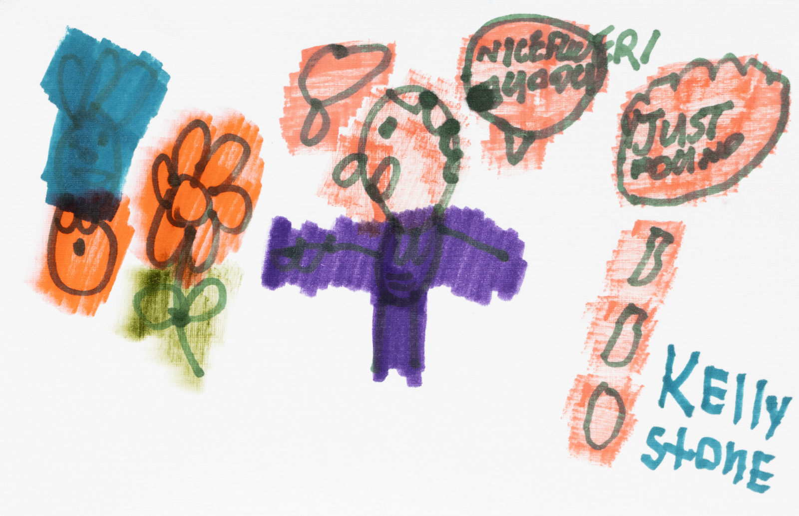 Kelly Stone, Boy in Flowers, 2024